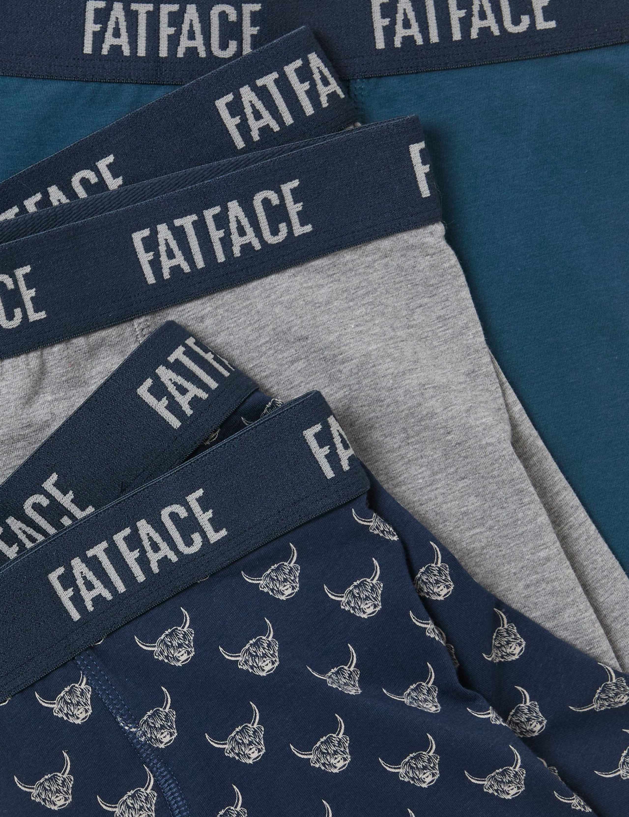 3 Pack Cotton Rich Pattern Boxers