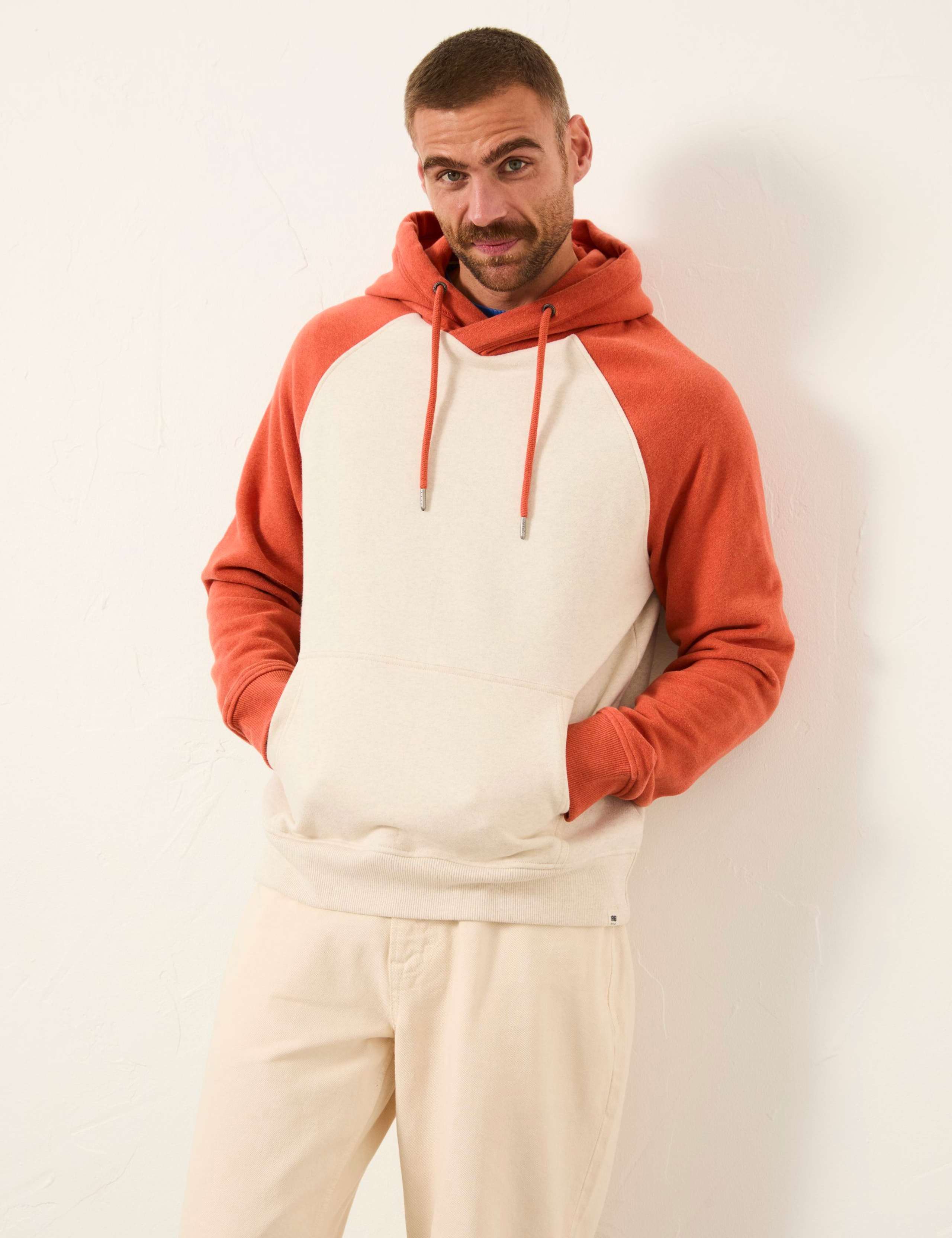 Colour Block Raglan Hoodie