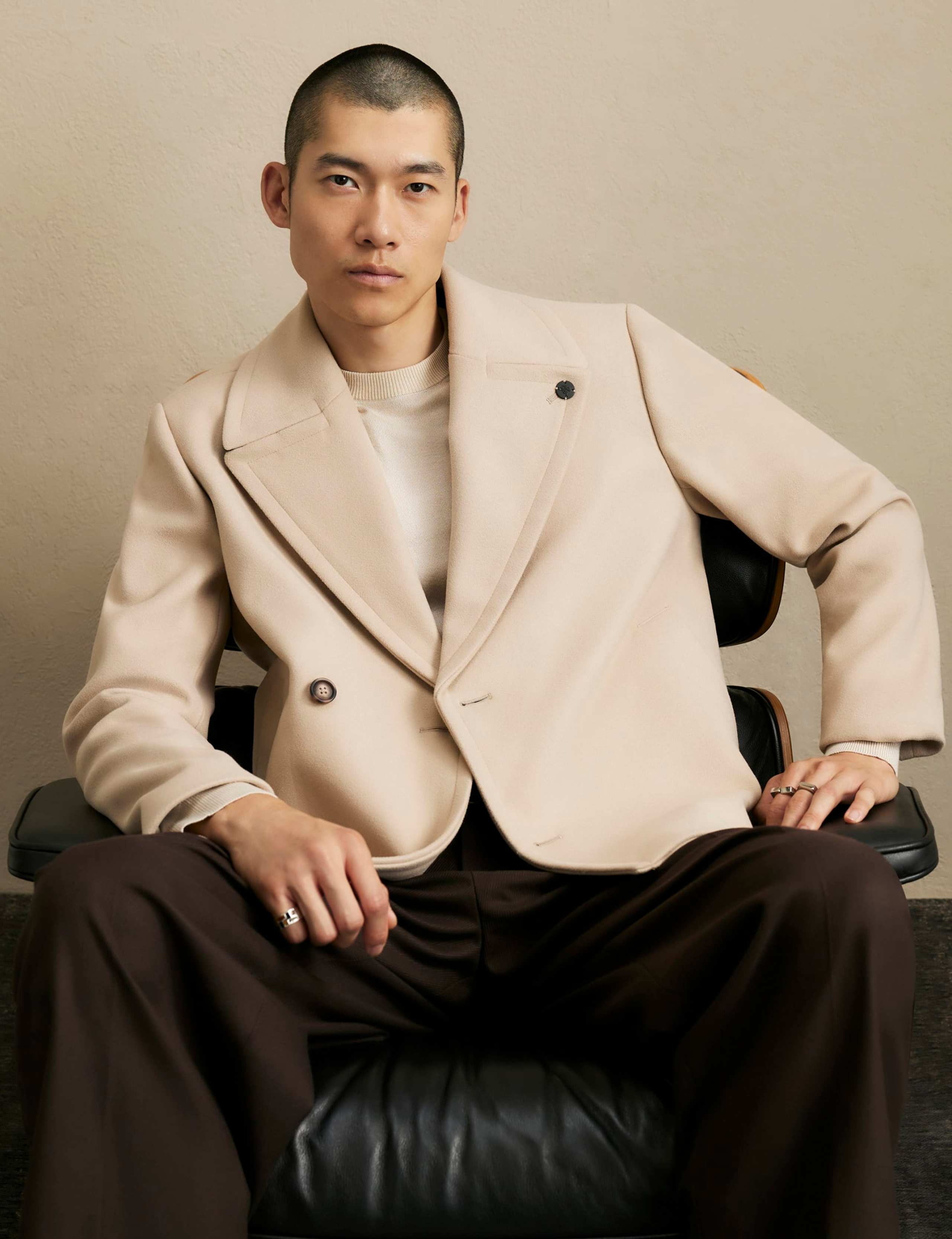 Regular Fit Peacoat