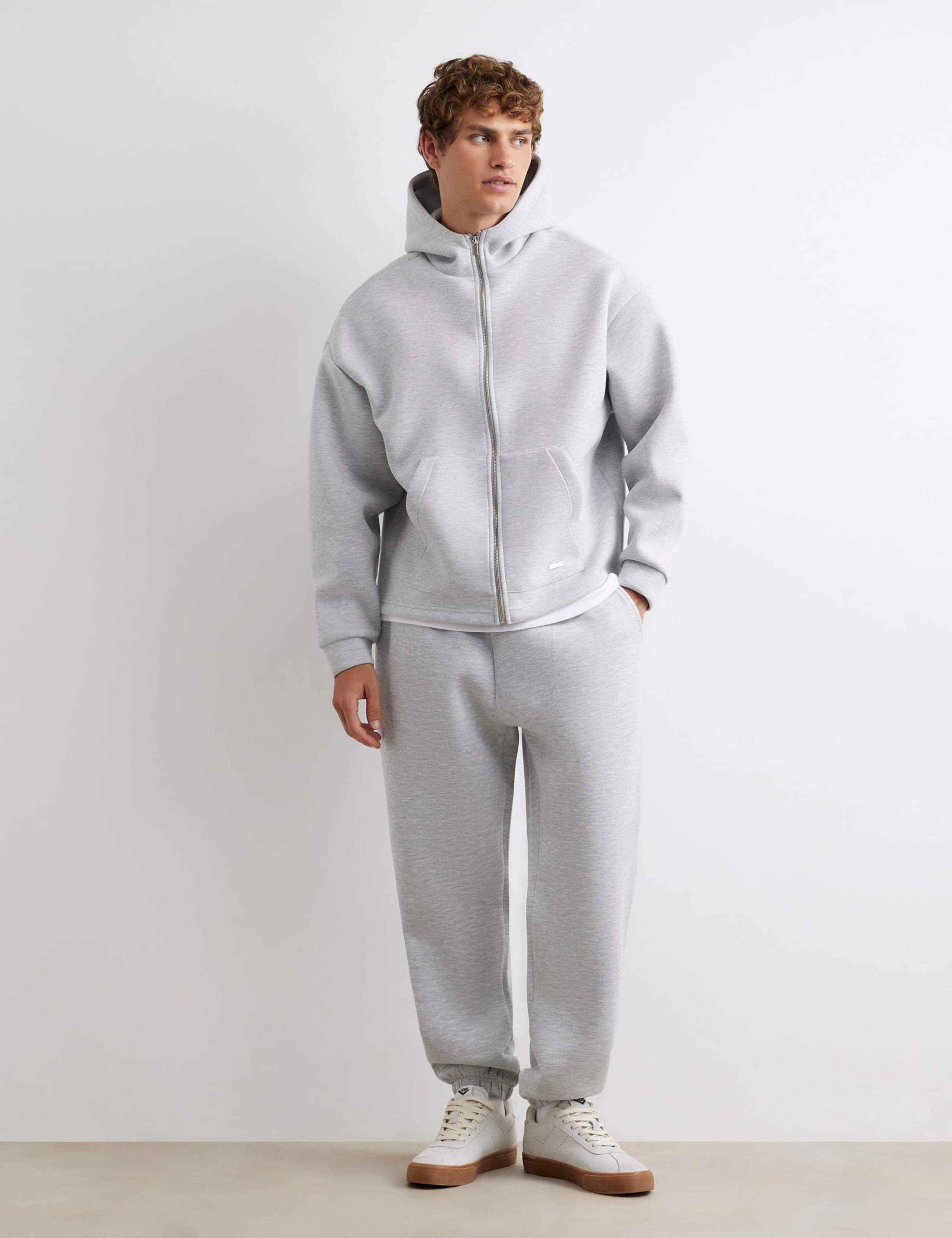 Cuffed Elasticated Waist Pure Cotton Joggers