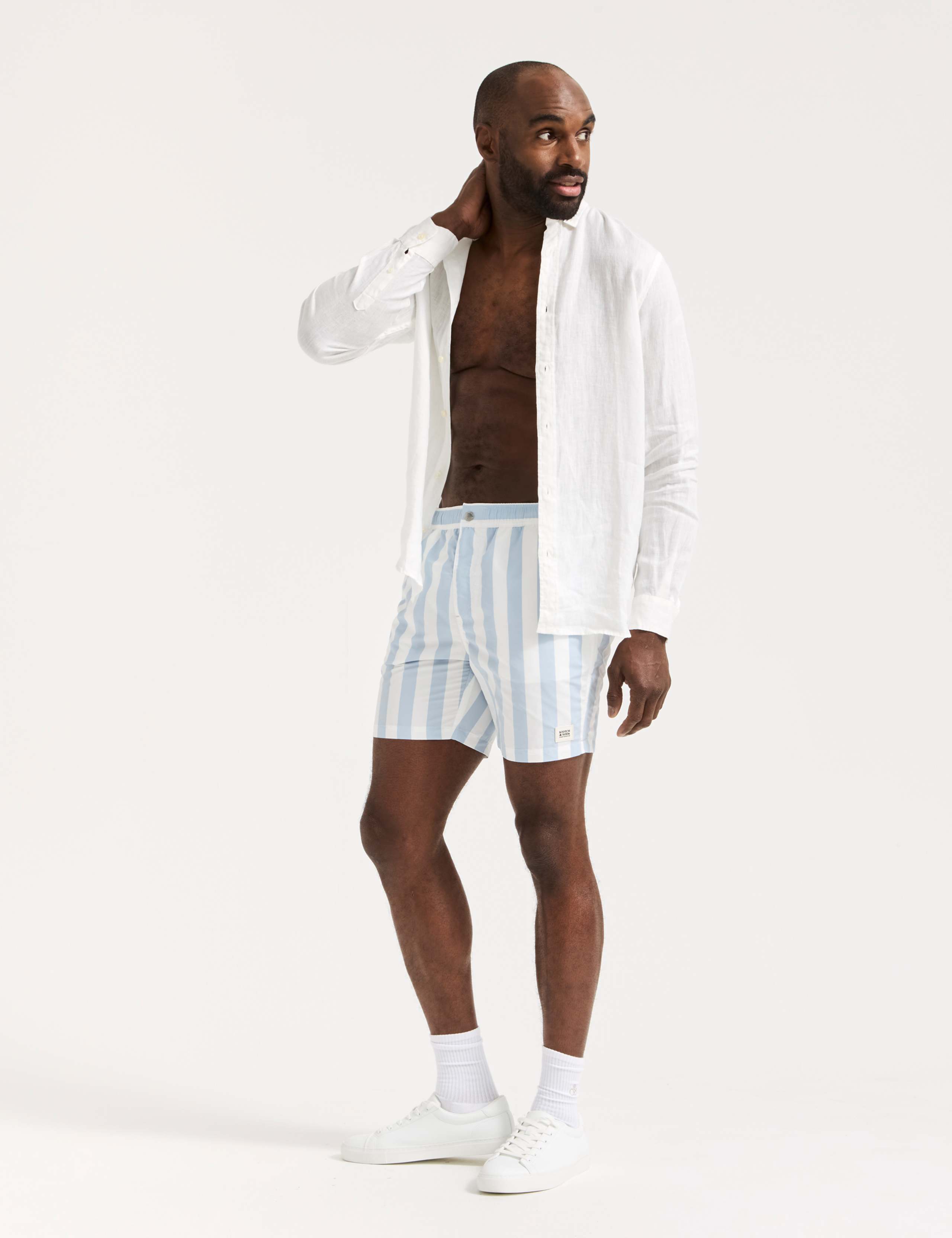 Striped Swim Shorts