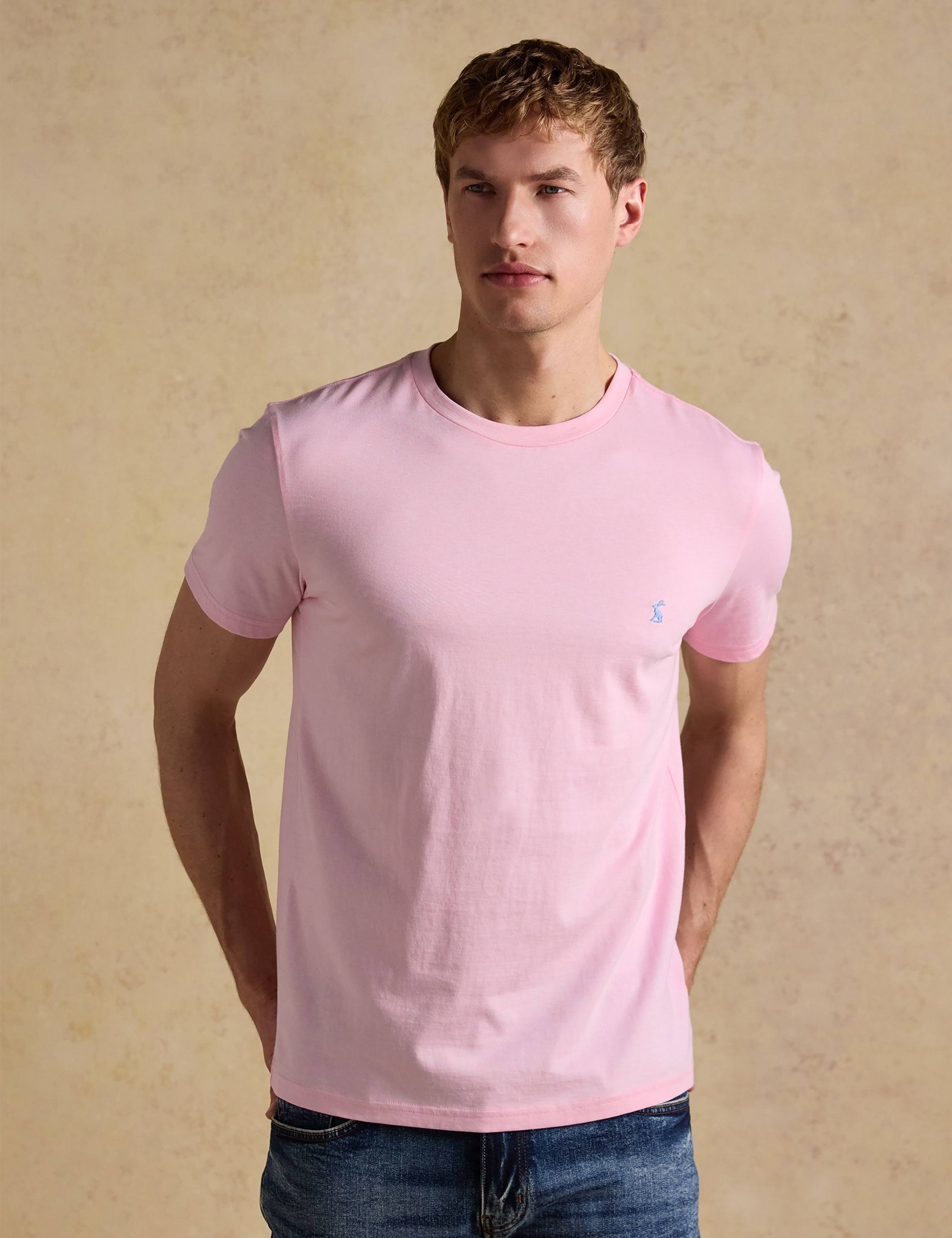 Pure Cotton Crew Neck T-Shirt