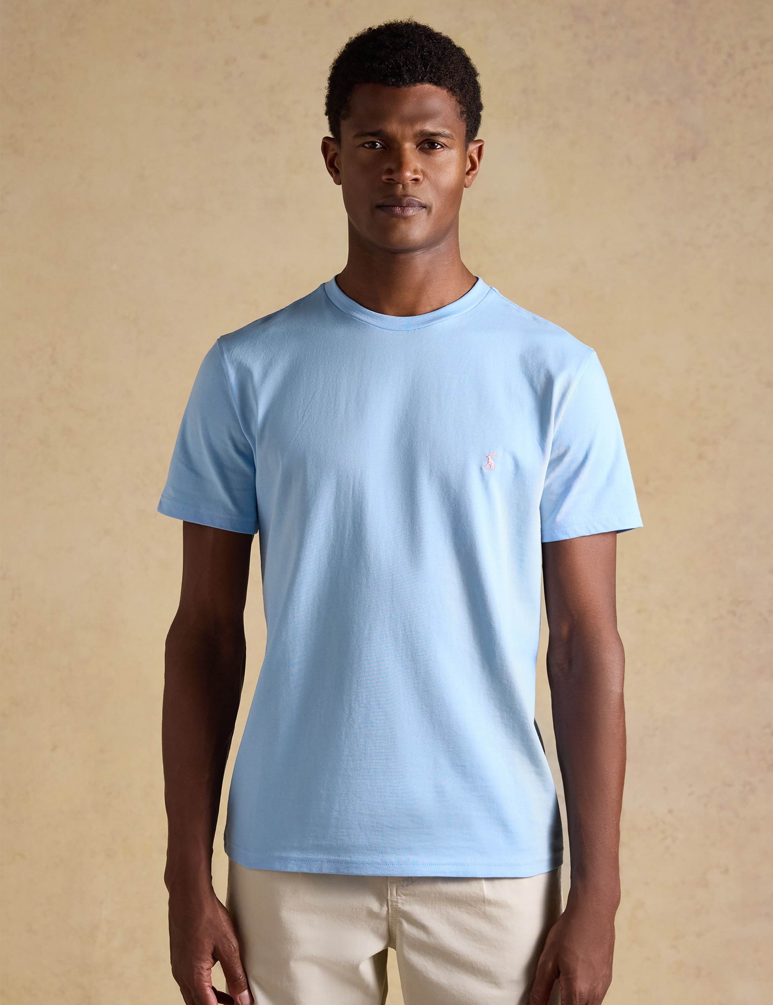 Pure Cotton Crew Neck T-Shirt