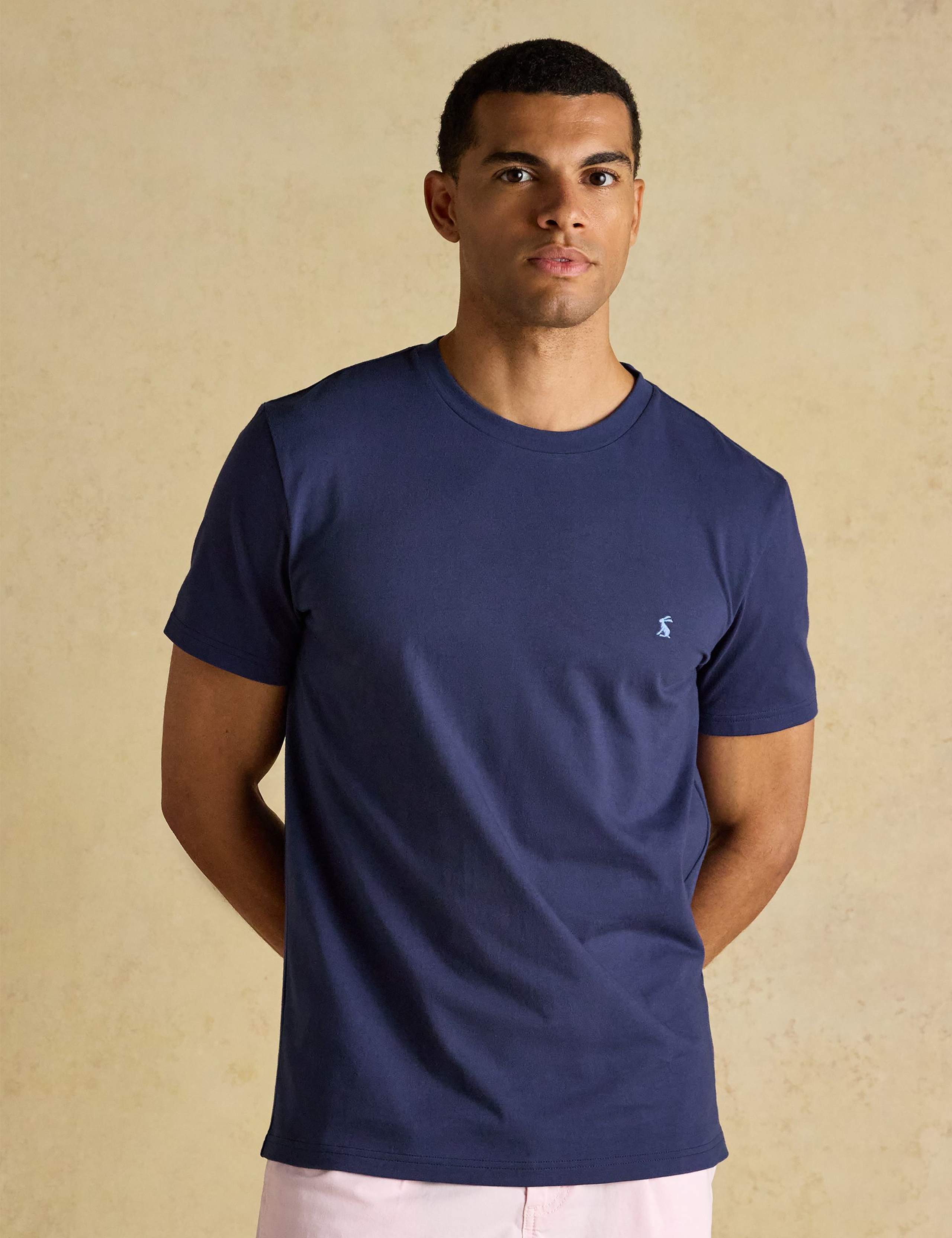 Pure Cotton Crew Neck T-Shirt