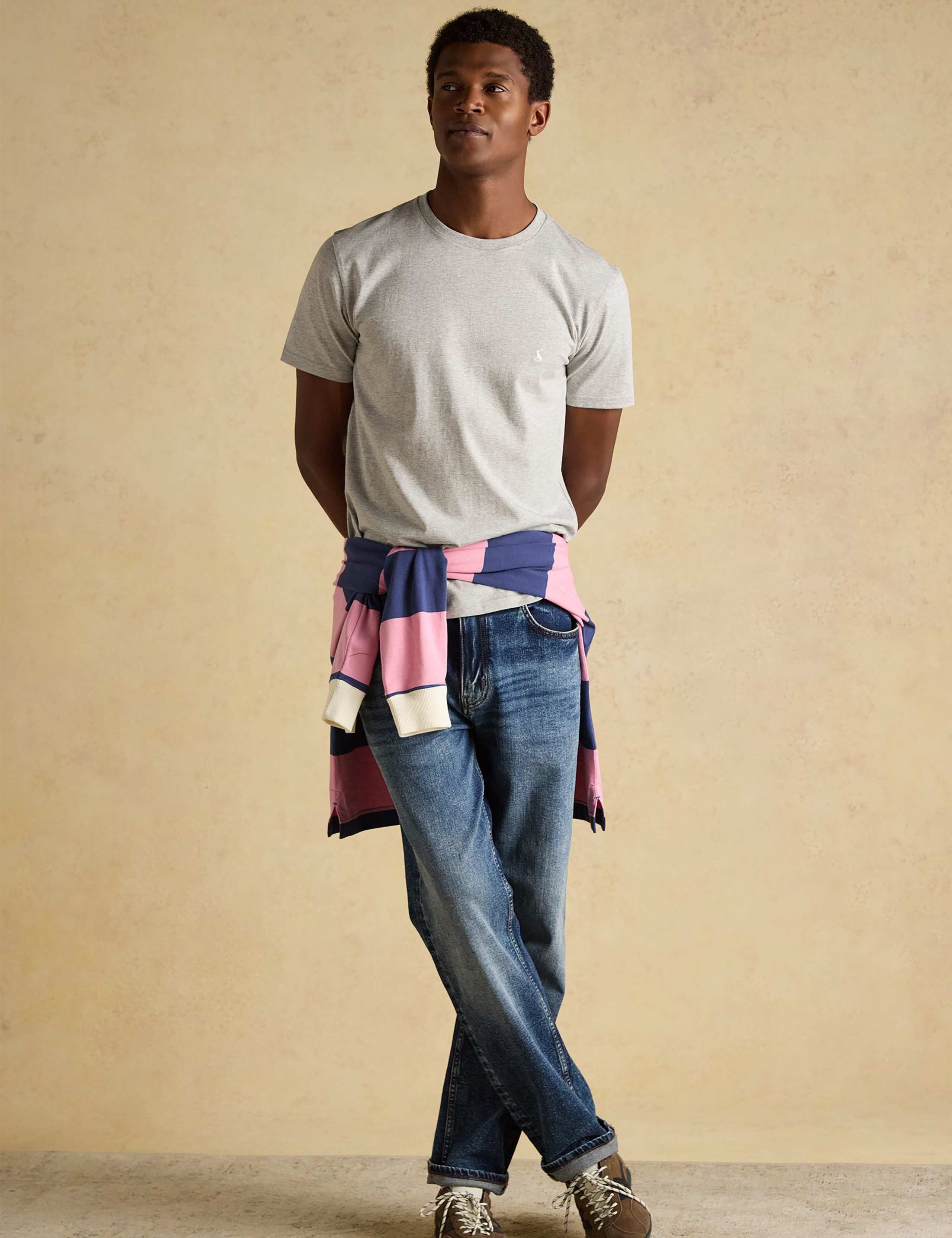 Pure Cotton Crew Neck T-Shirt