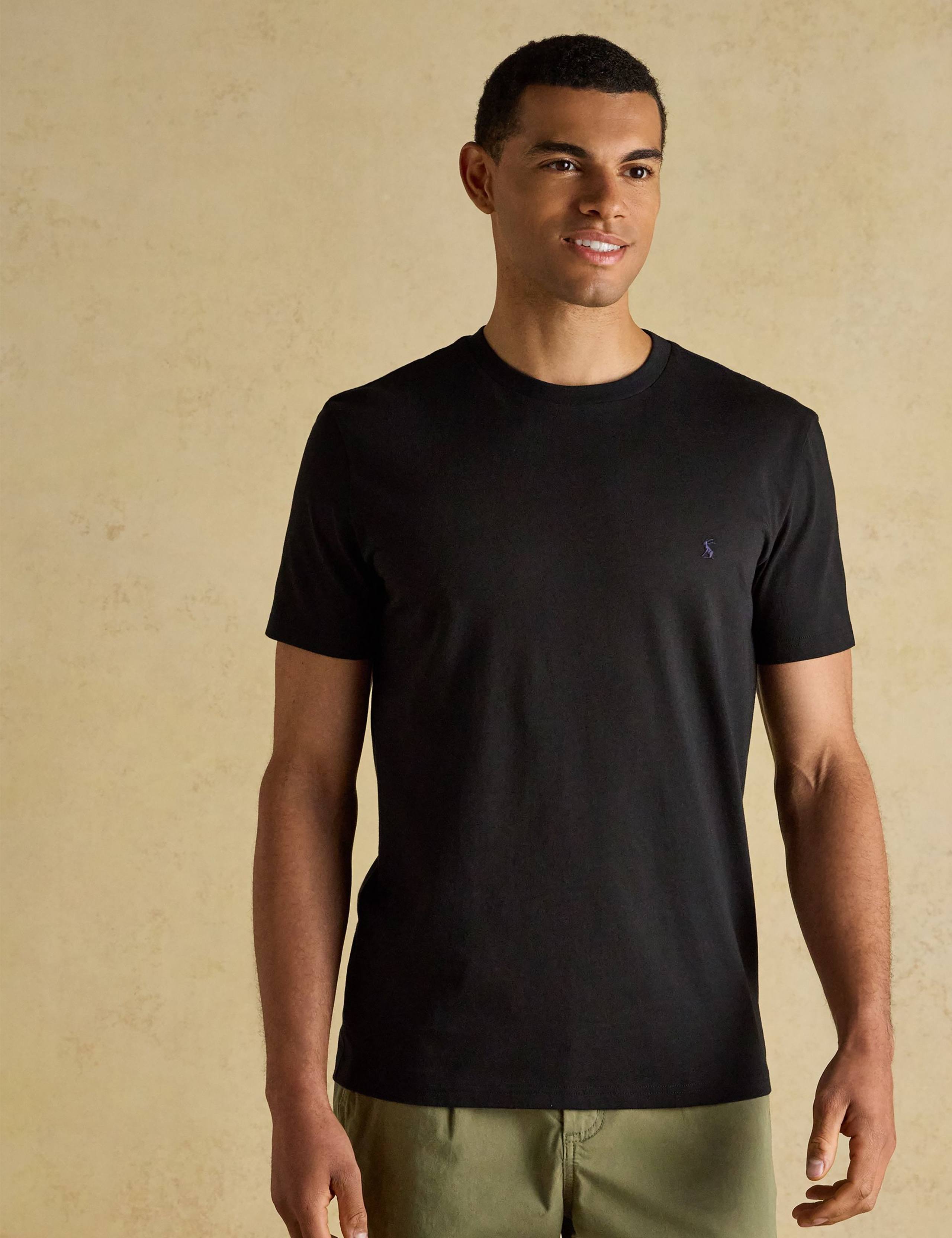 Pure Cotton Crew Neck T-Shirt