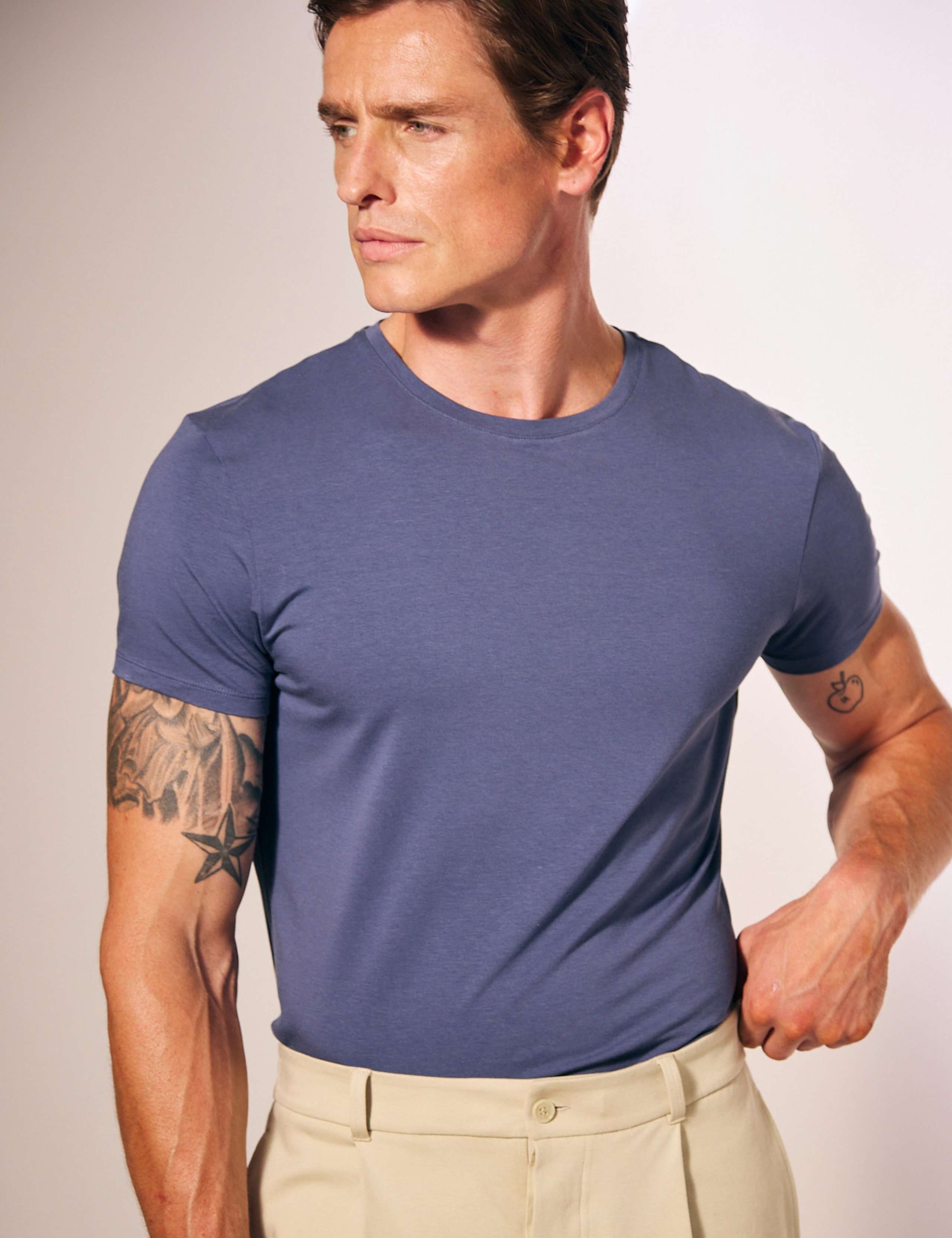 Ultimate Cotton Modal Crew Neck T-Shirt