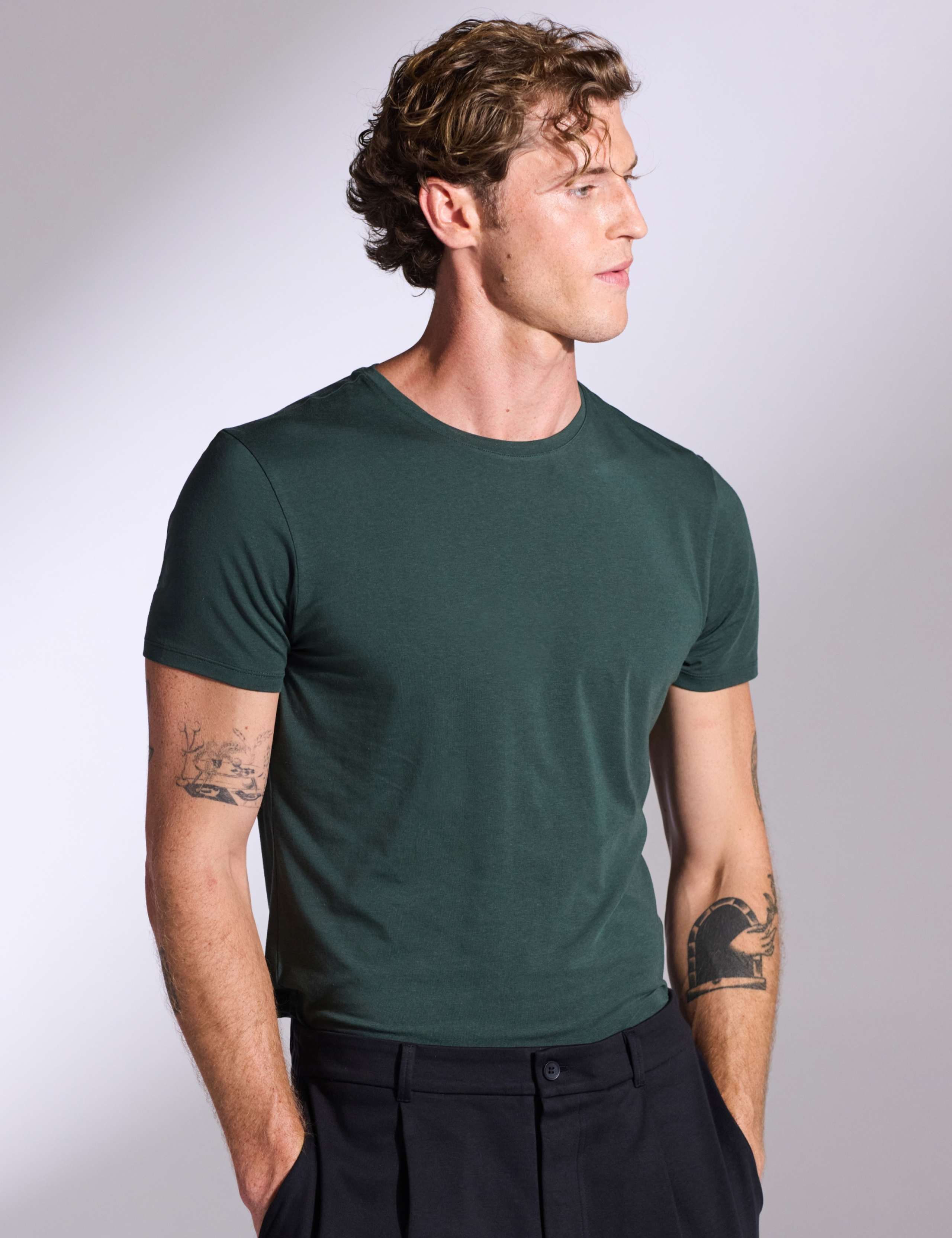Ultimate Cotton Modal Crew Neck T-Shirt