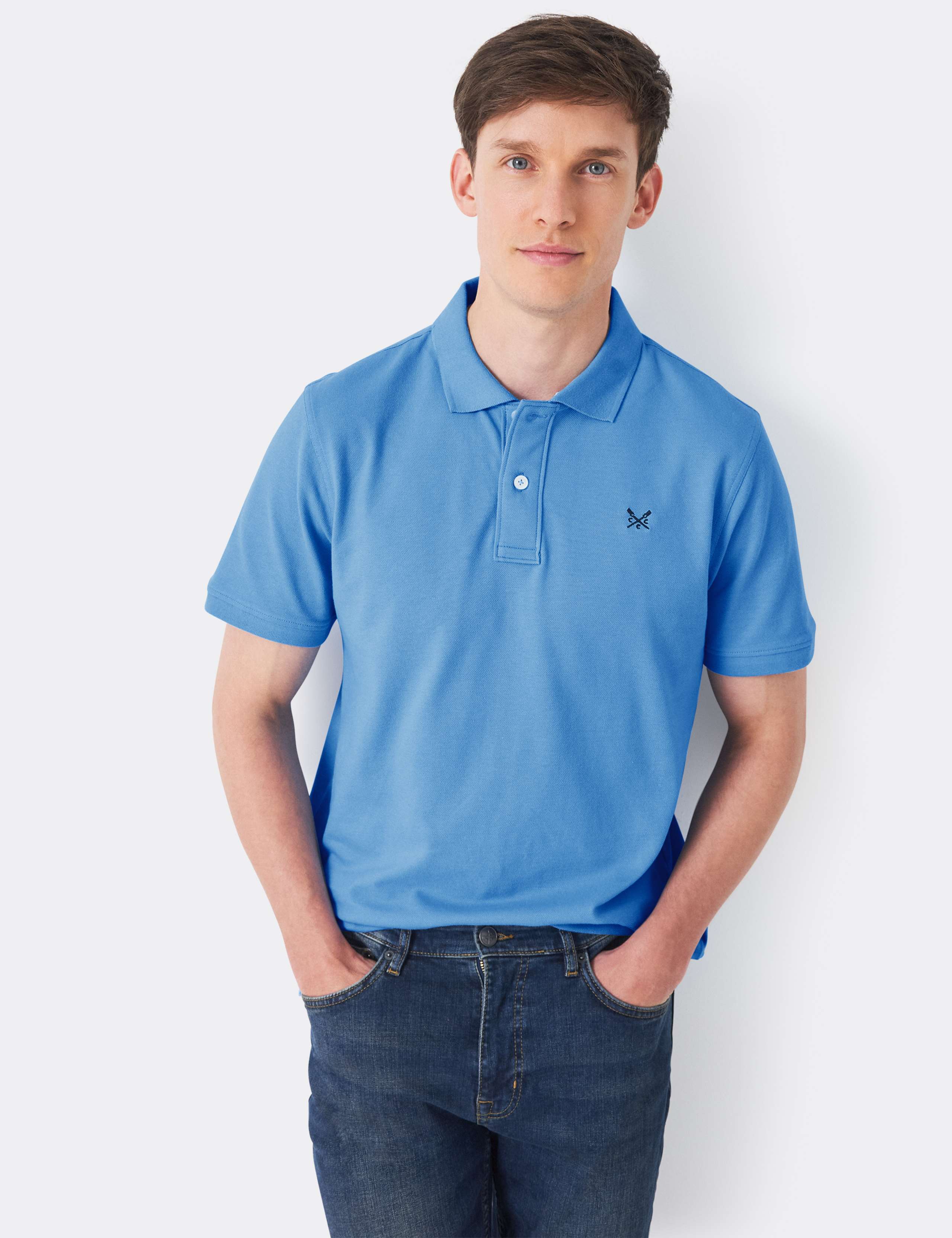 Pure Cotton Pique Polo Shirt