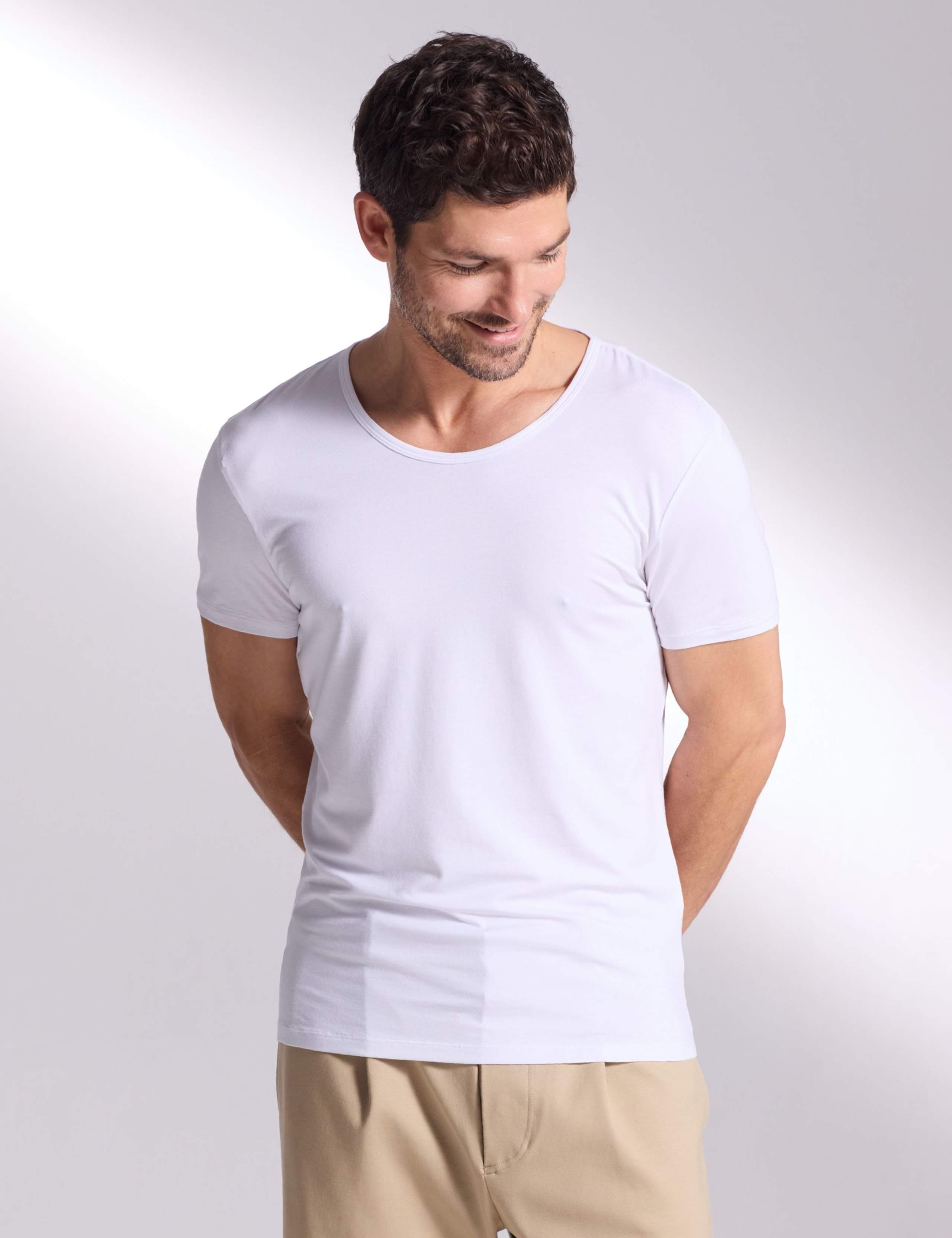 Ultimate Cotton Modal Scoop Neck T-Shirt