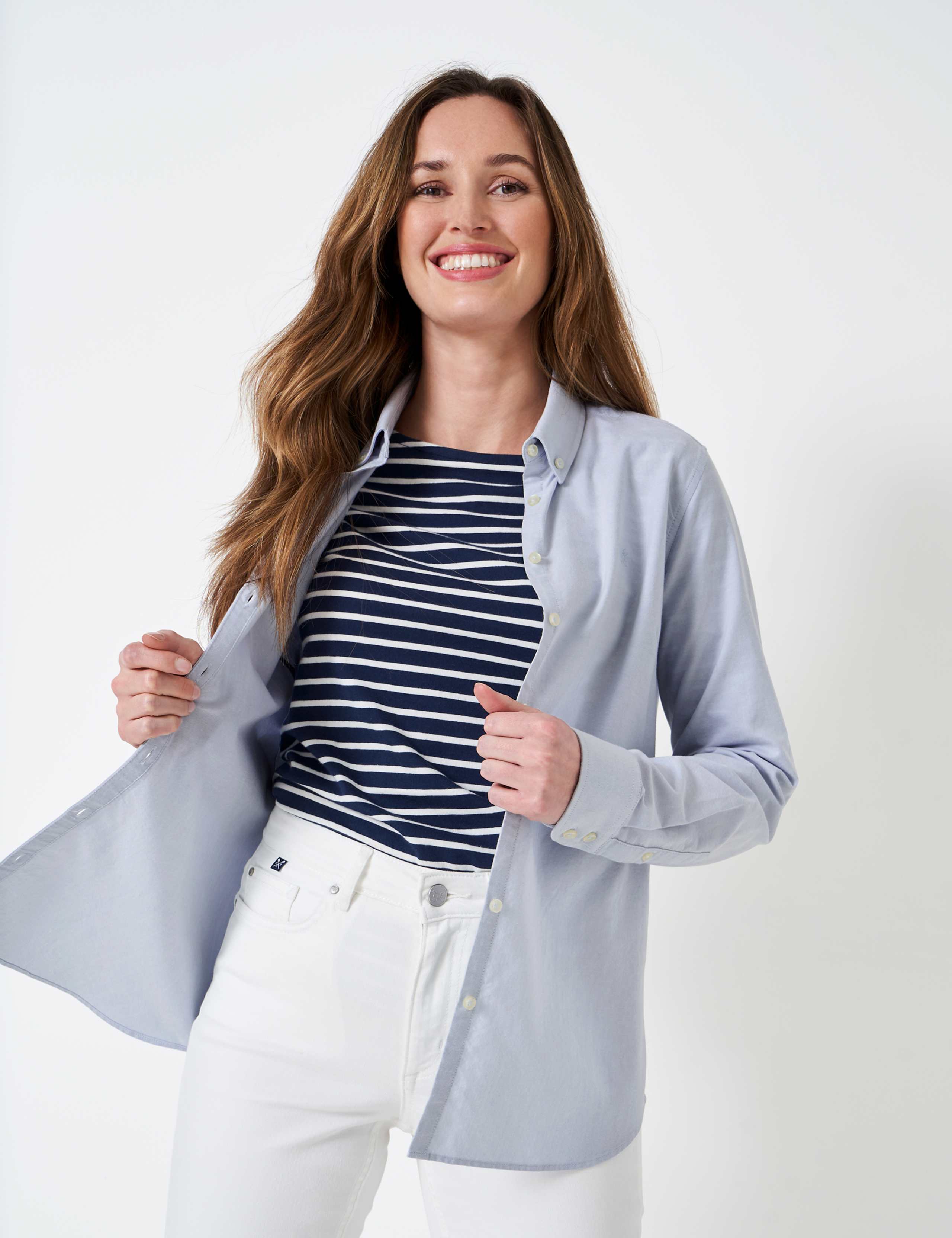 Pure Cotton Collared Shirt