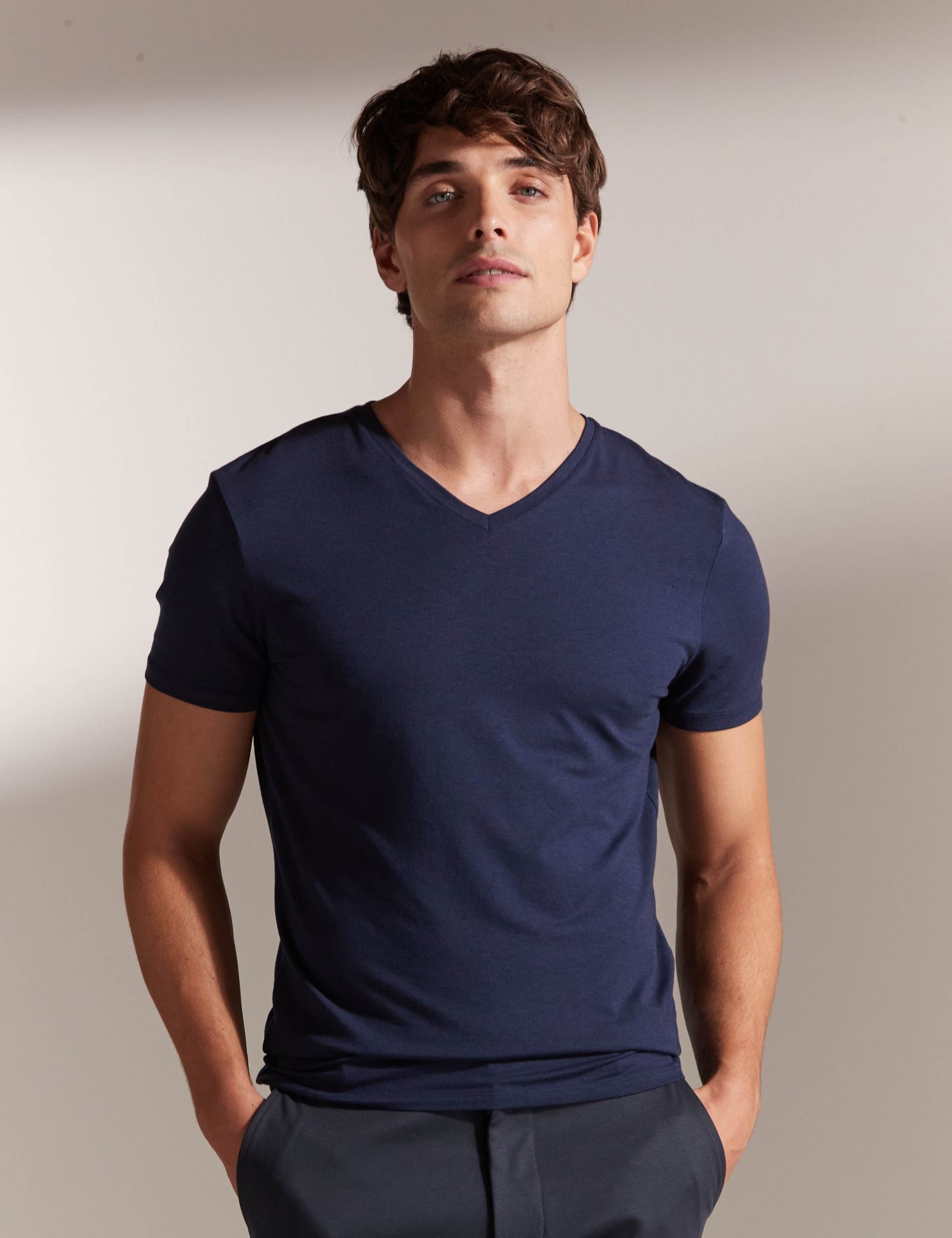 Ultimate Cotton Modal V-Neck T-Shirt