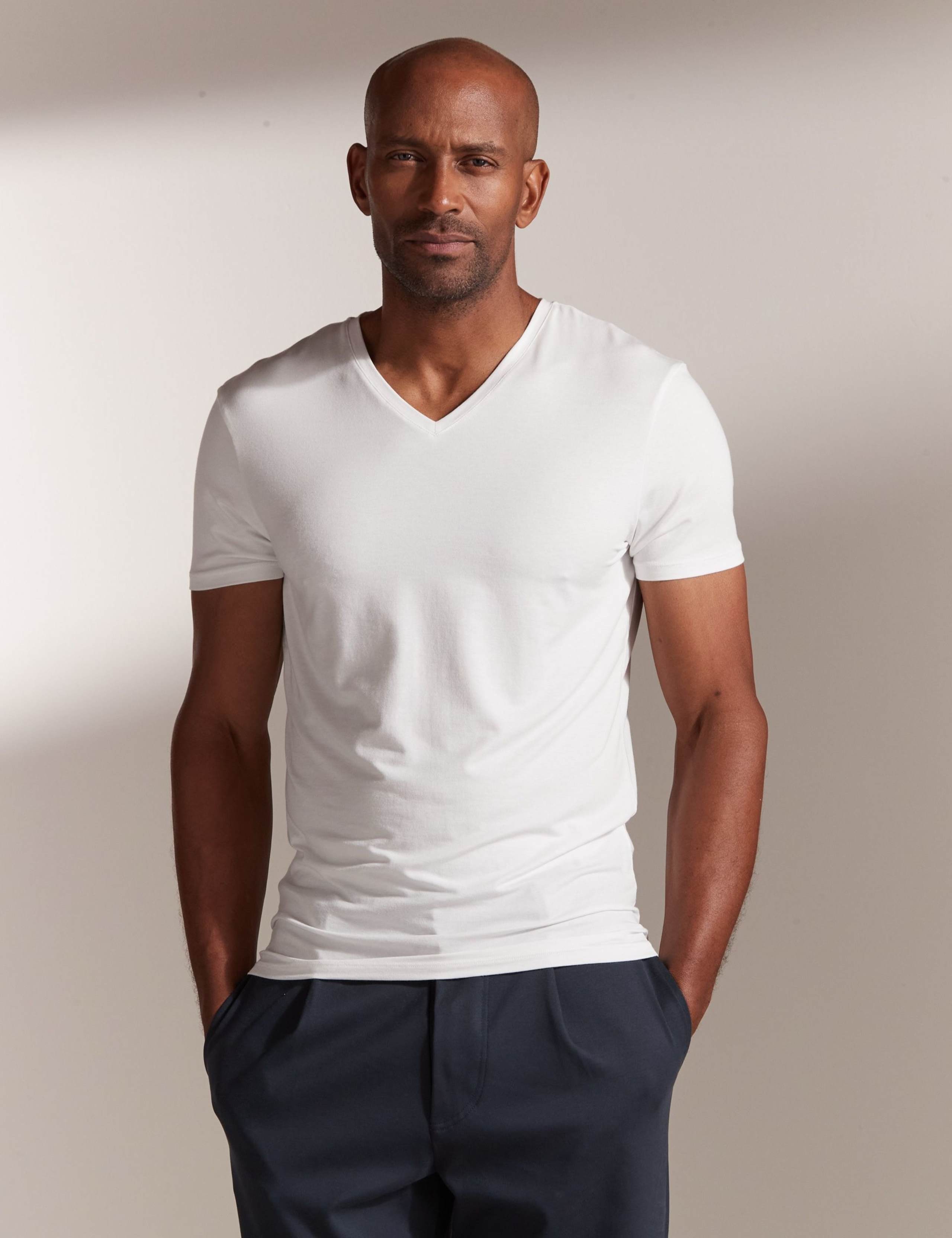 Ultimate Cotton Modal V-Neck T-Shirt