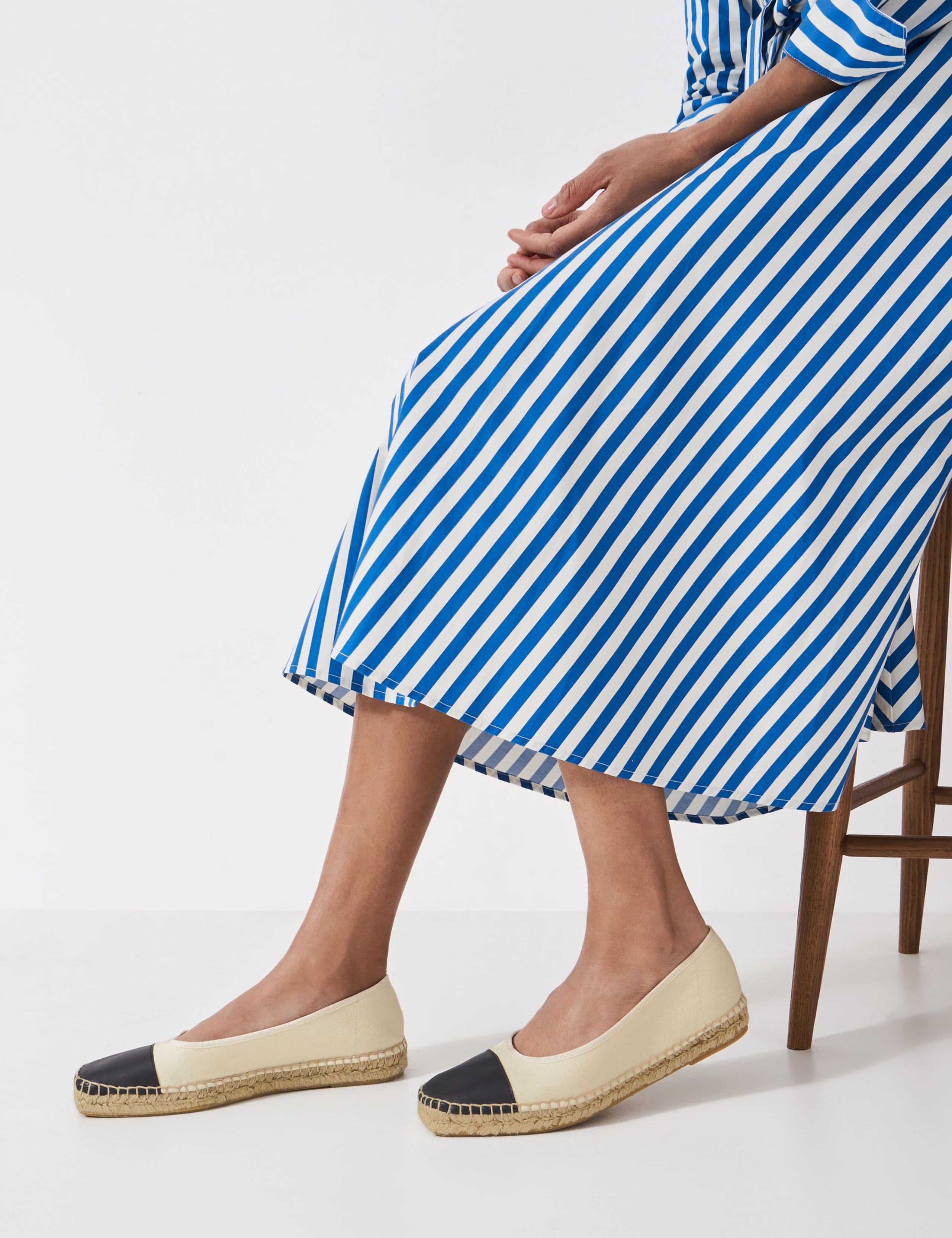 Canvas Flatform Espadrilles