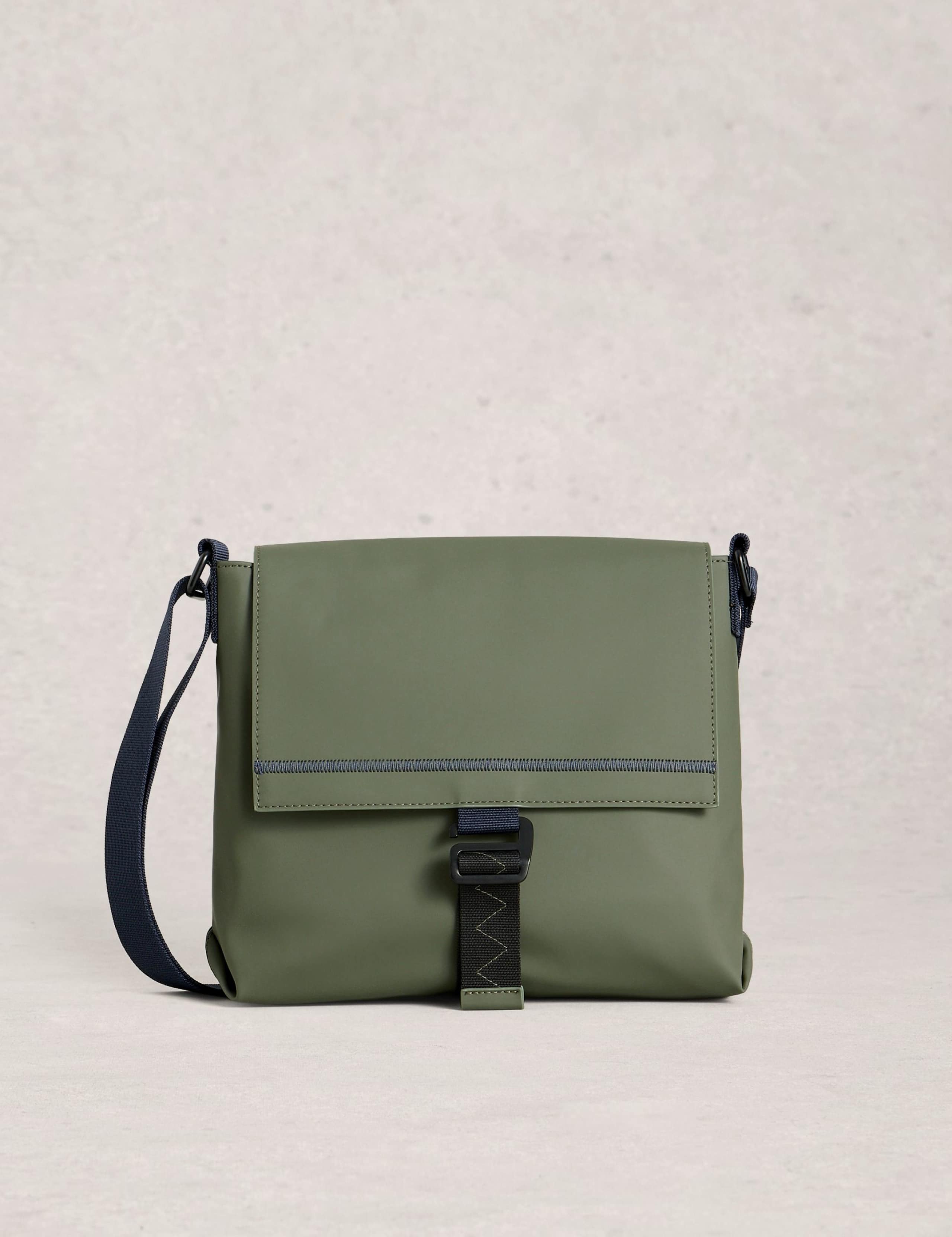 Rubberised Cross Body Bag