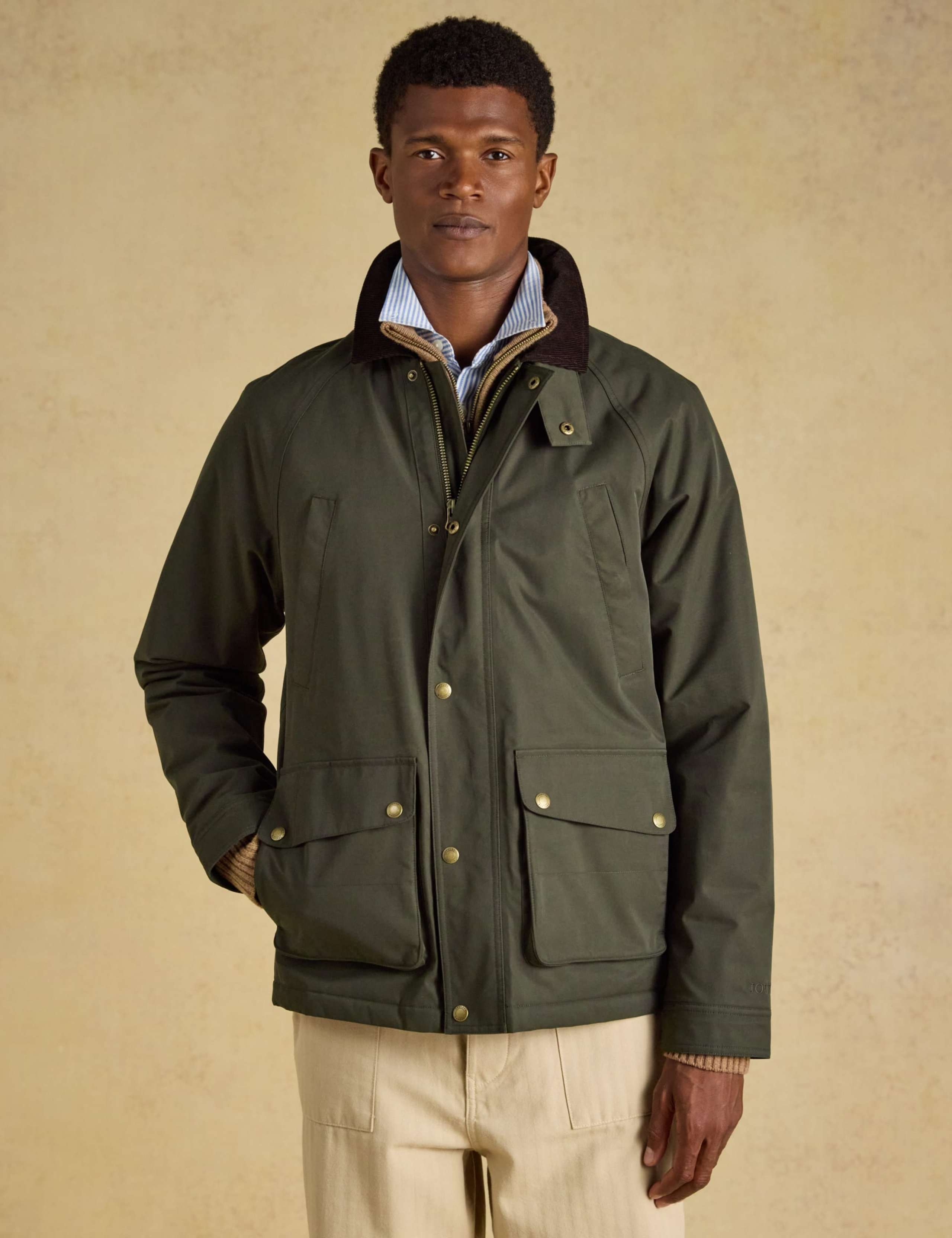 Cotton Rich Cord Collar Field Coat