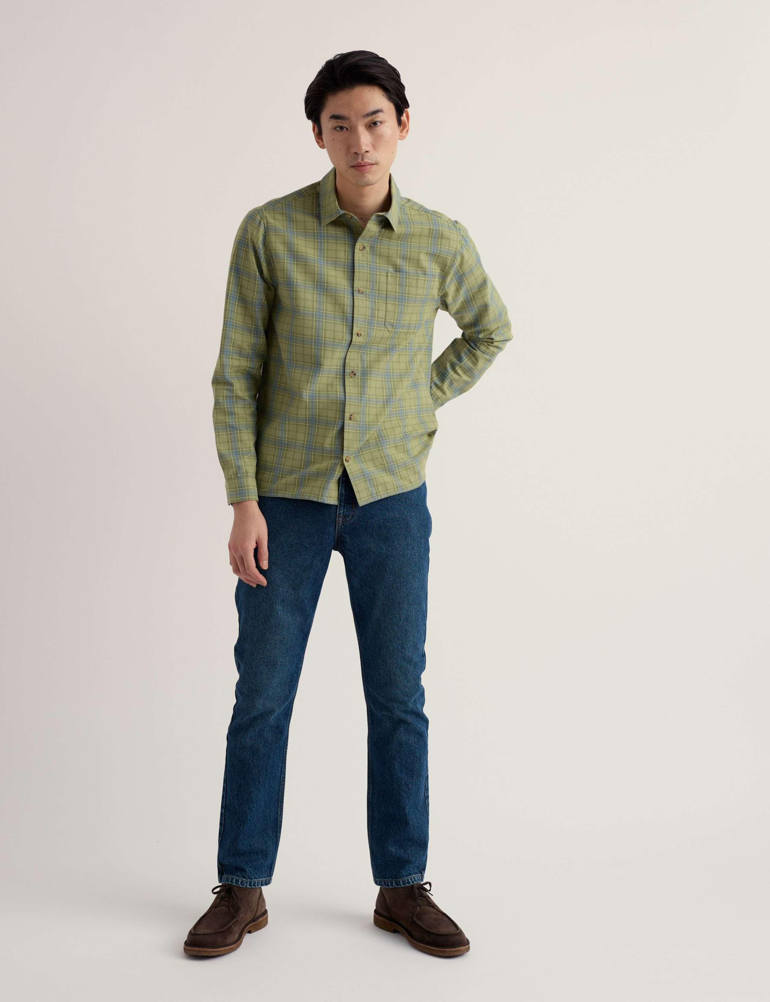 Pure Cotton Flannel Shirt