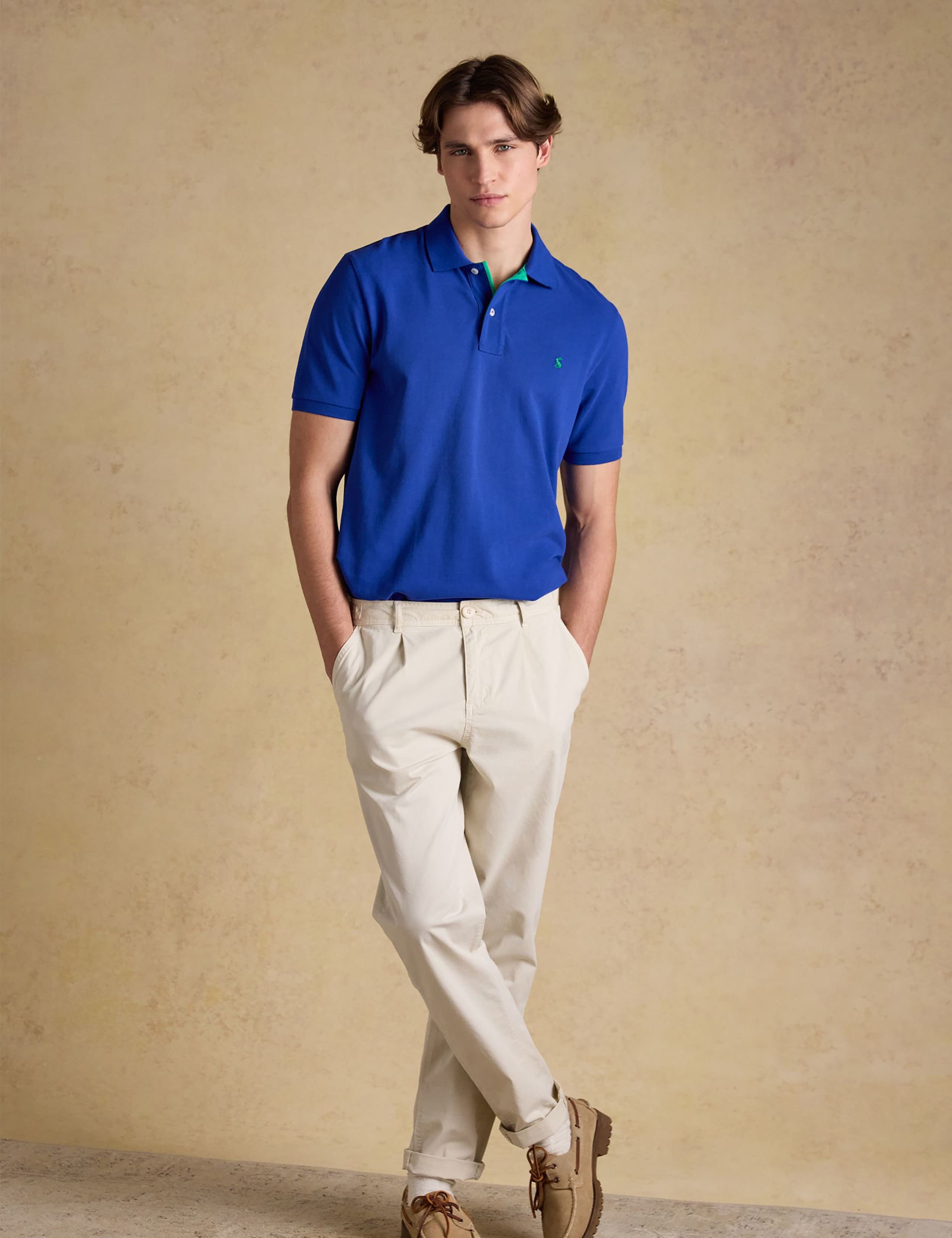 Pure Cotton Pique Polo Shirt