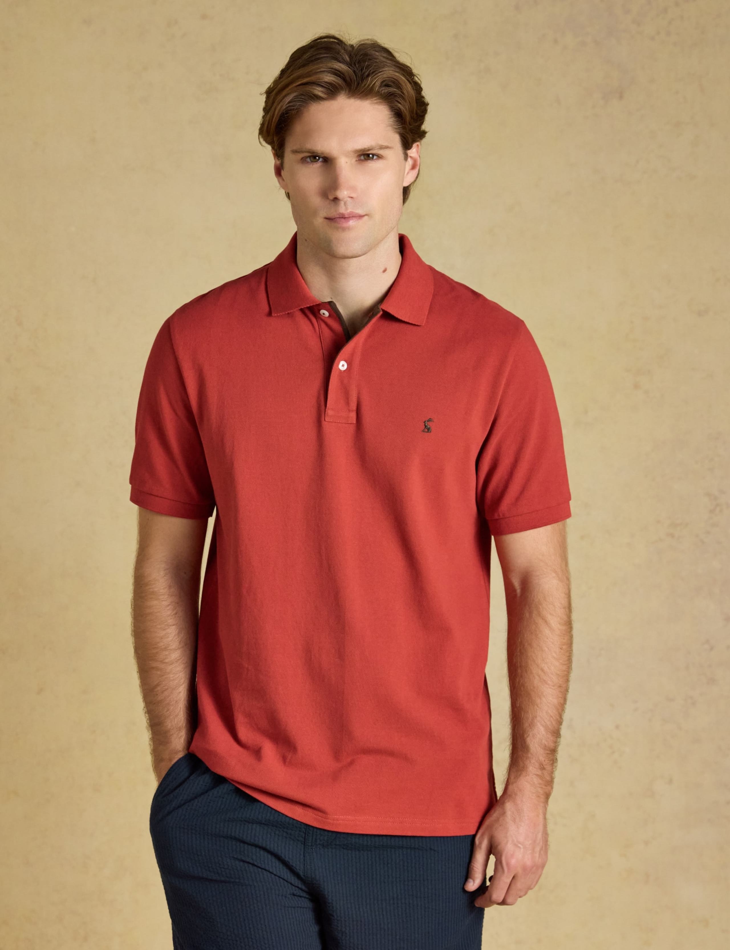 Pure Cotton Pique Polo Shirt
