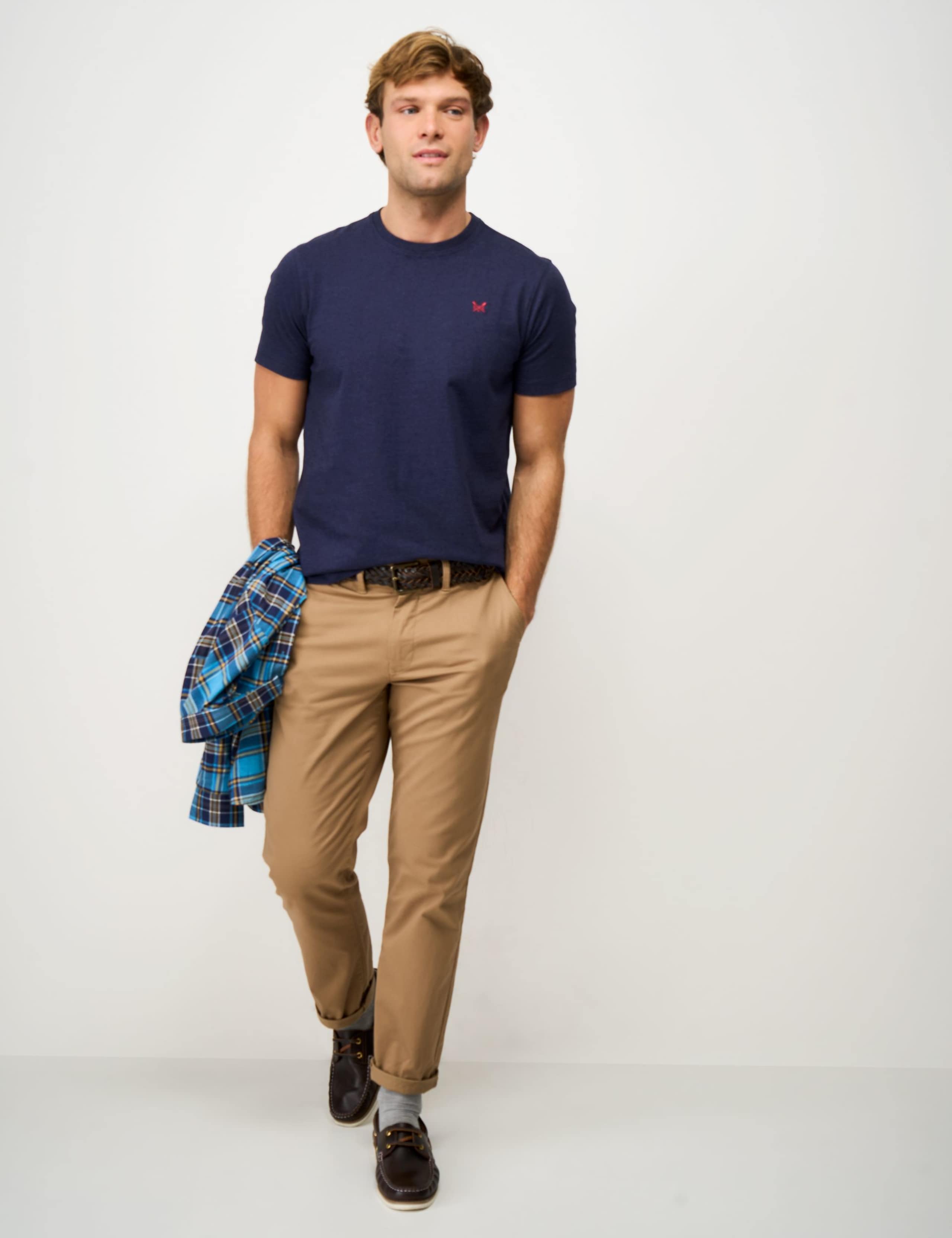 Pure Cotton Crew Neck T-Shirt