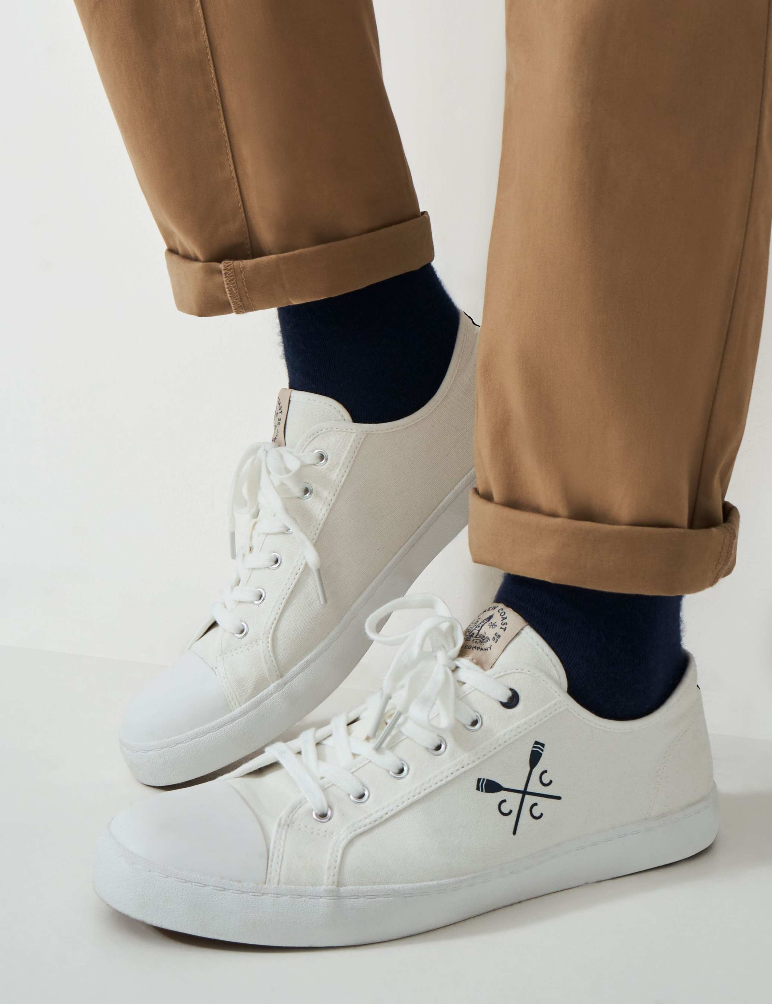 Canvas Lace Up Trainers
