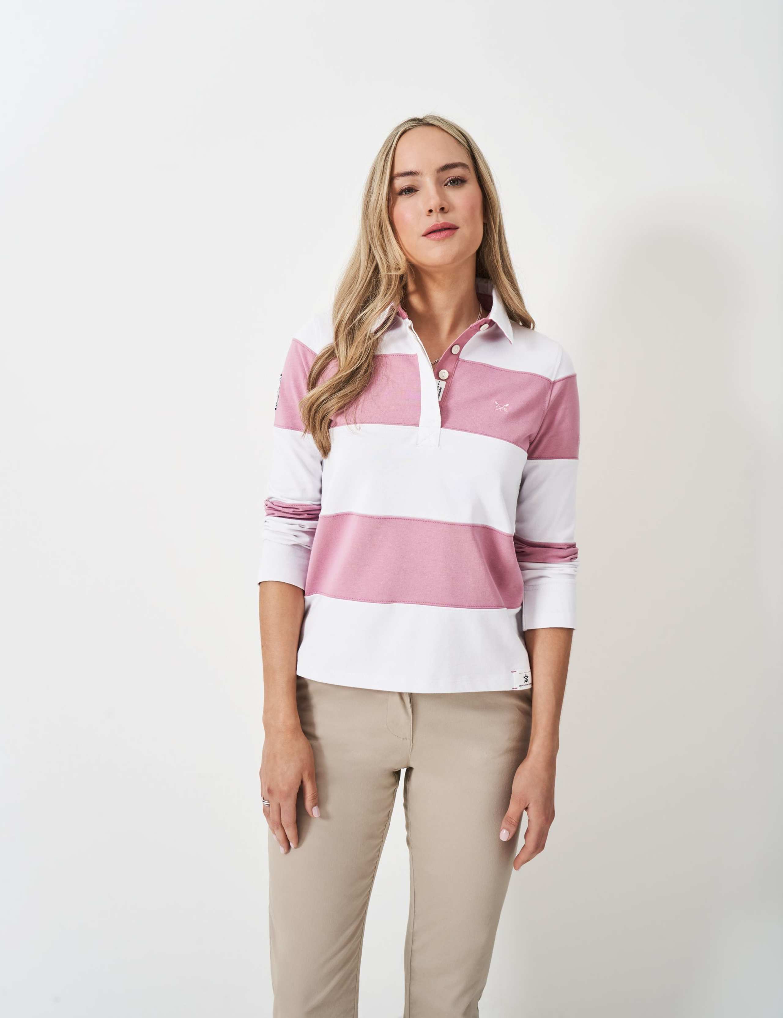 Pure Cotton Striped Rugby Top