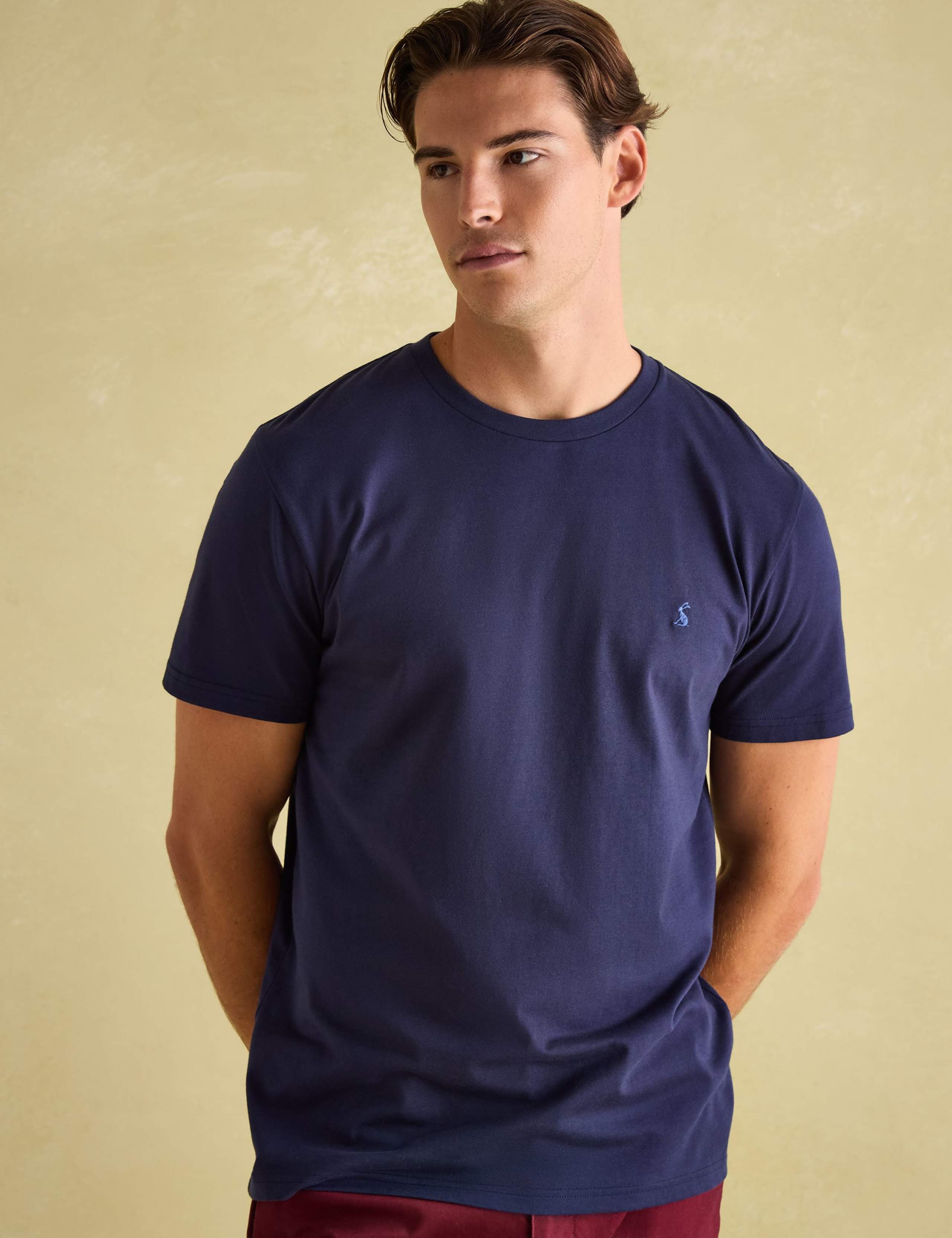 3pk Pure Cotton Crew Neck T-Shirts