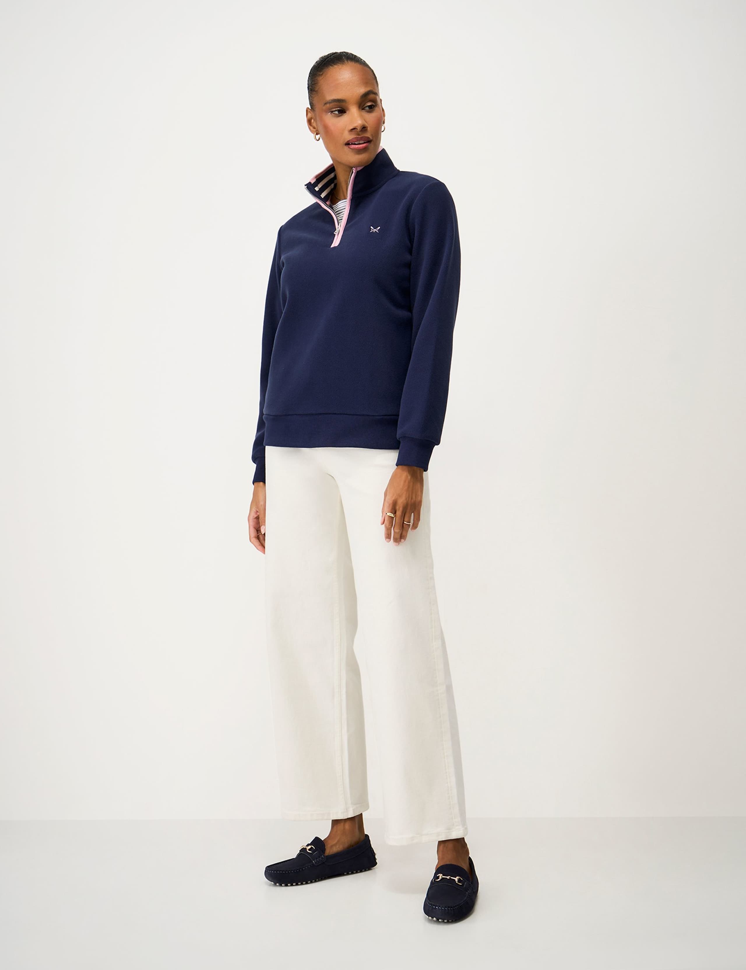 Micro Fleece Half Zip Sweatshirt