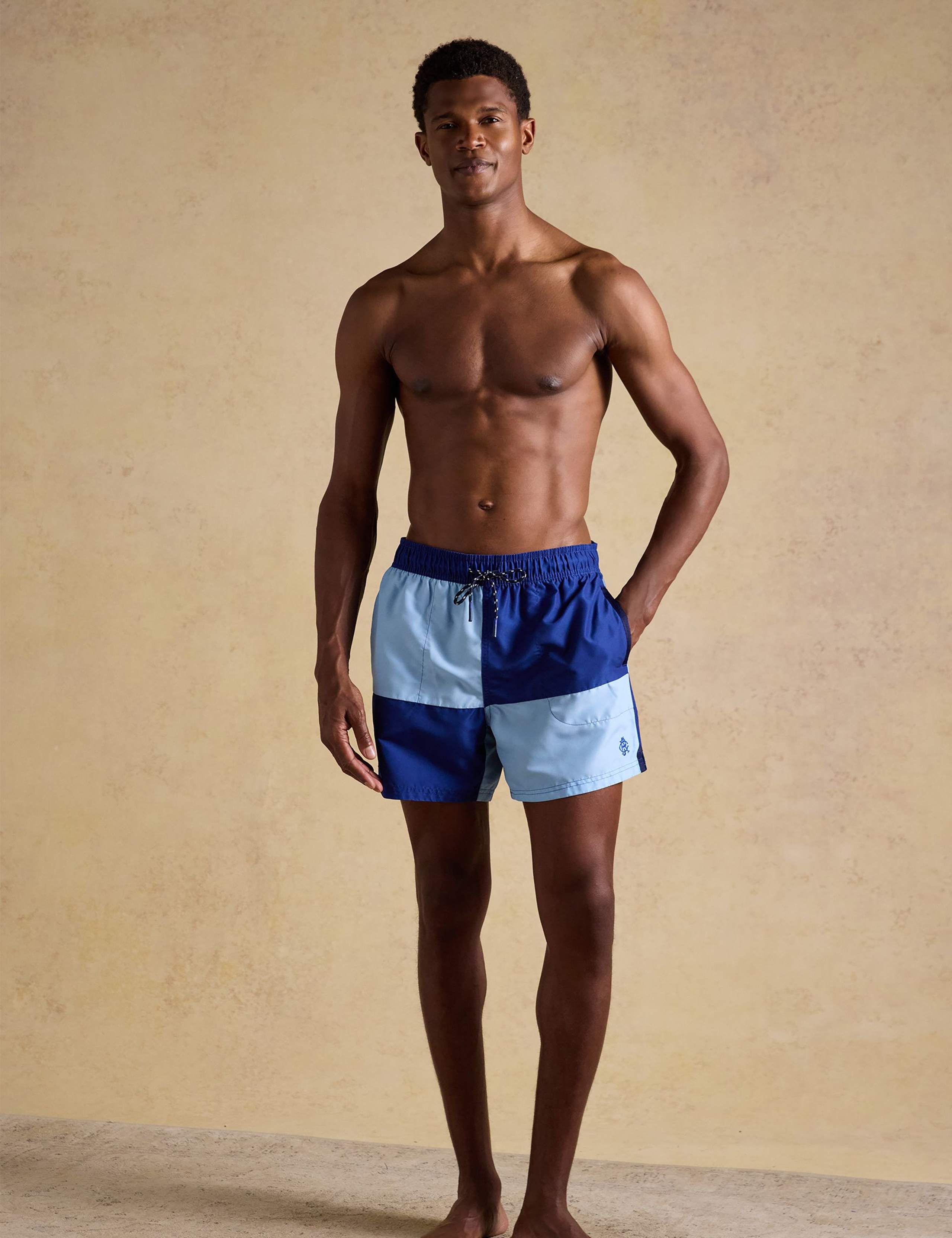 Patchwork Swim Shorts