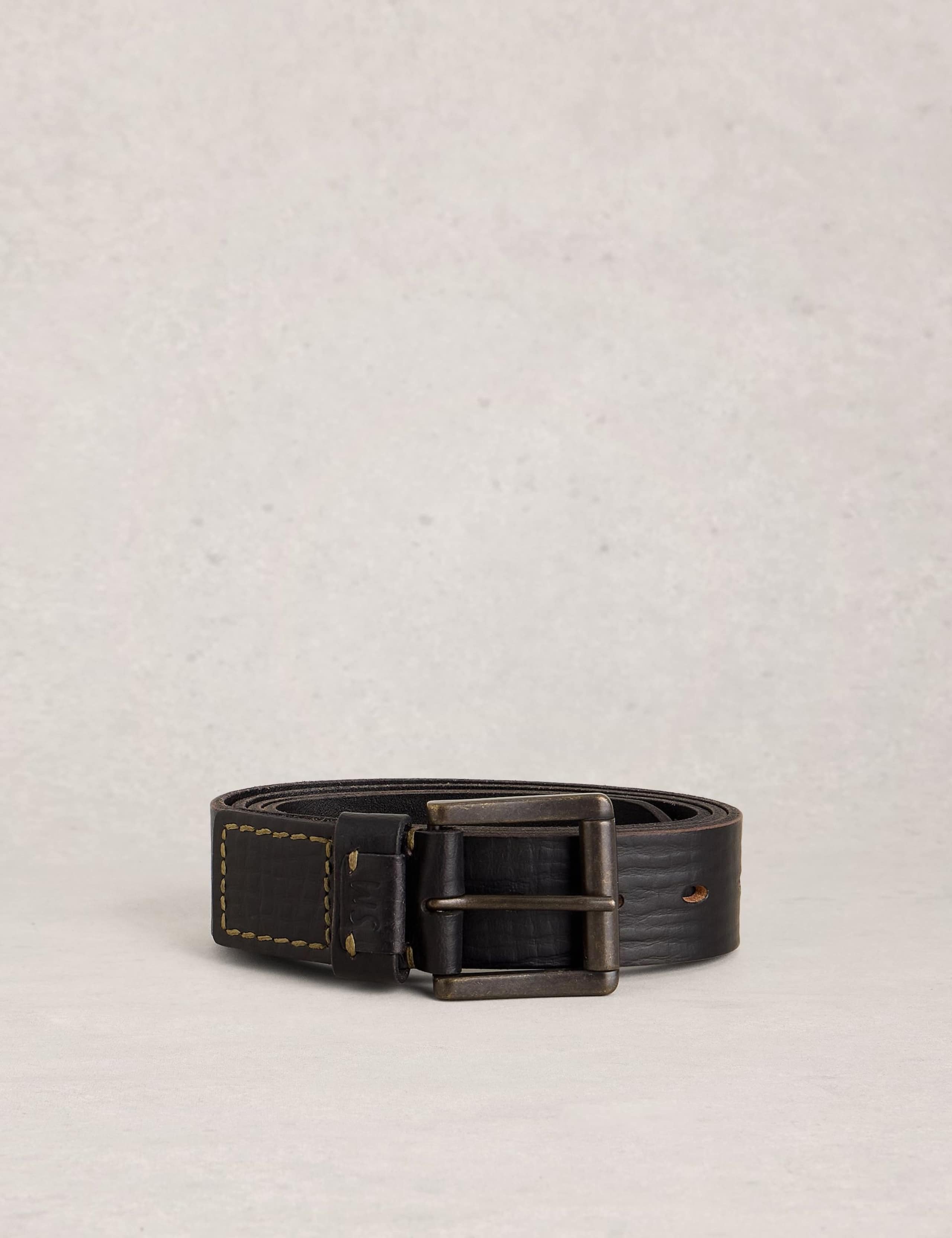 Leather Multi Punch Belt