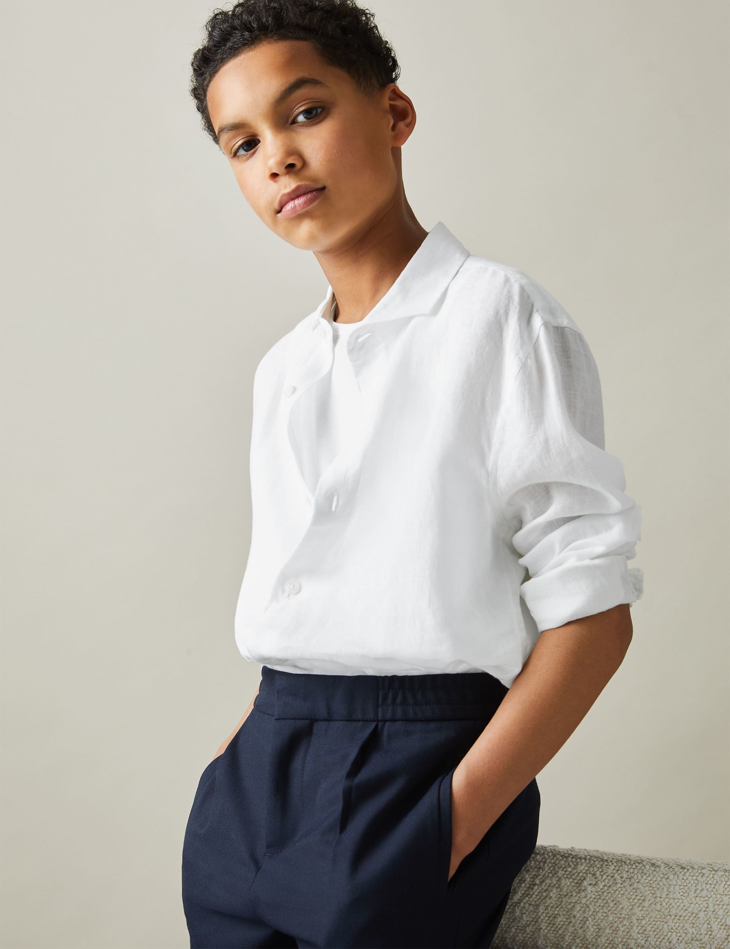 Pure Linen Shirt (3-14 Yrs)
