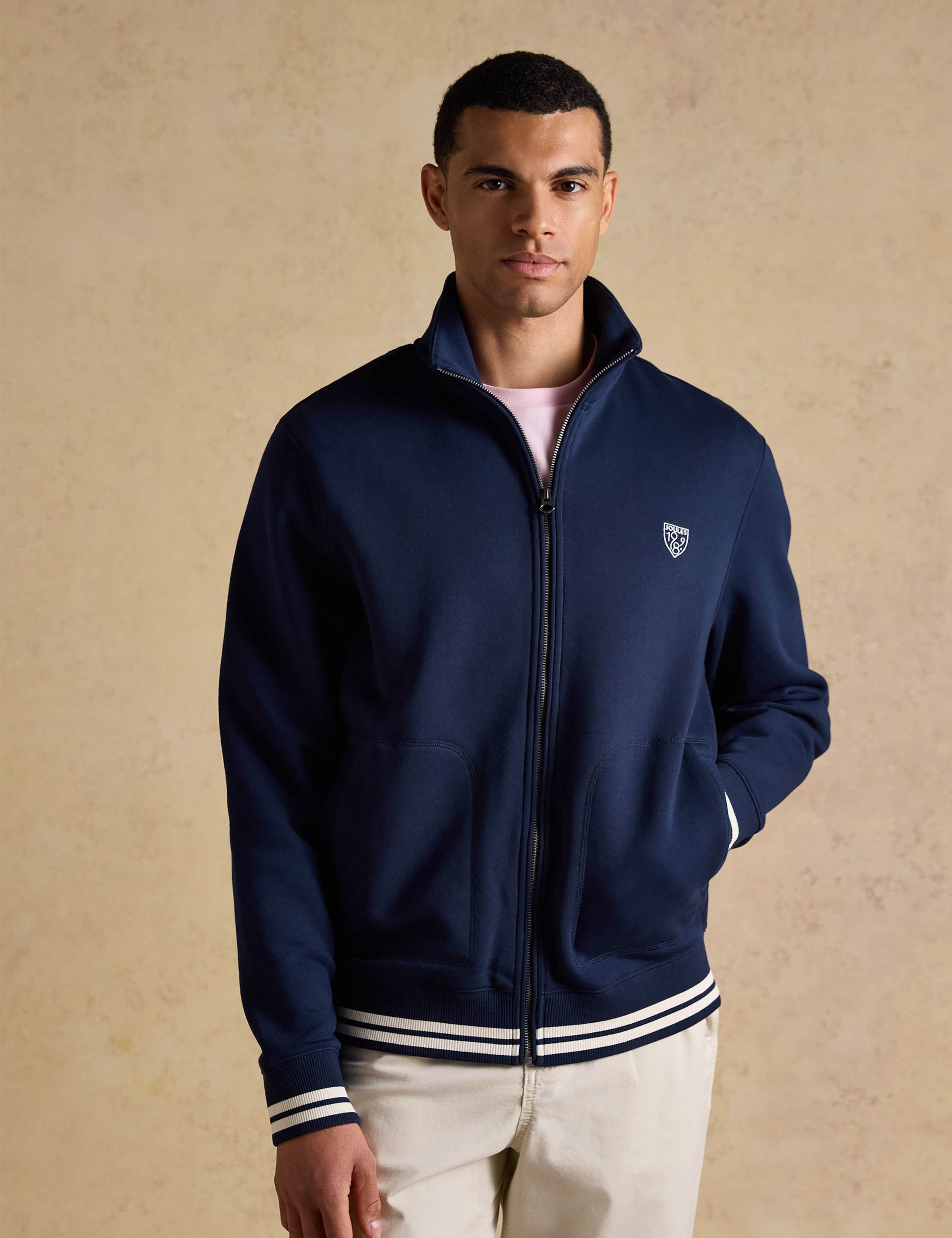 Cotton-Rich Zip Through Sweatshirt