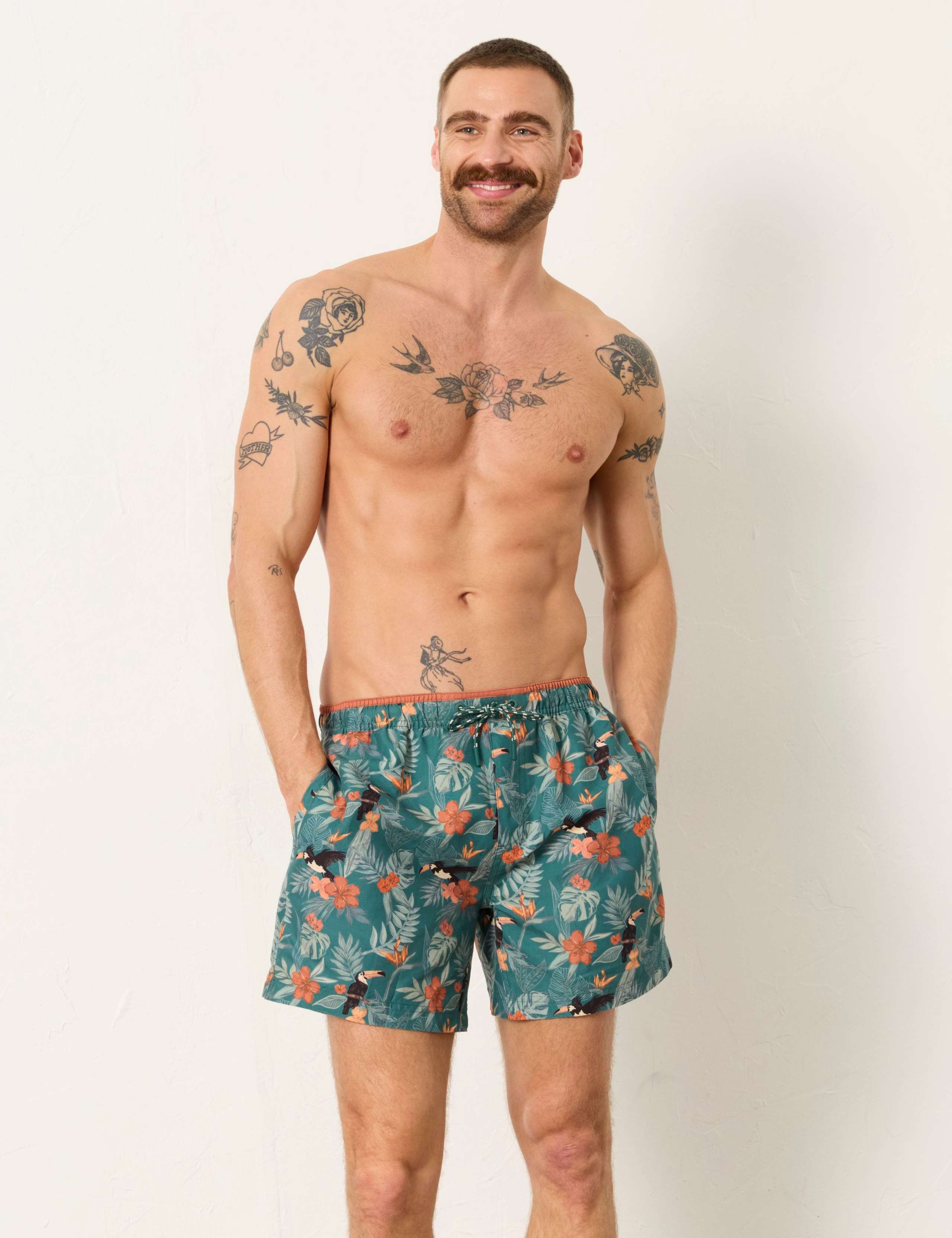 Printed Swim Shorts