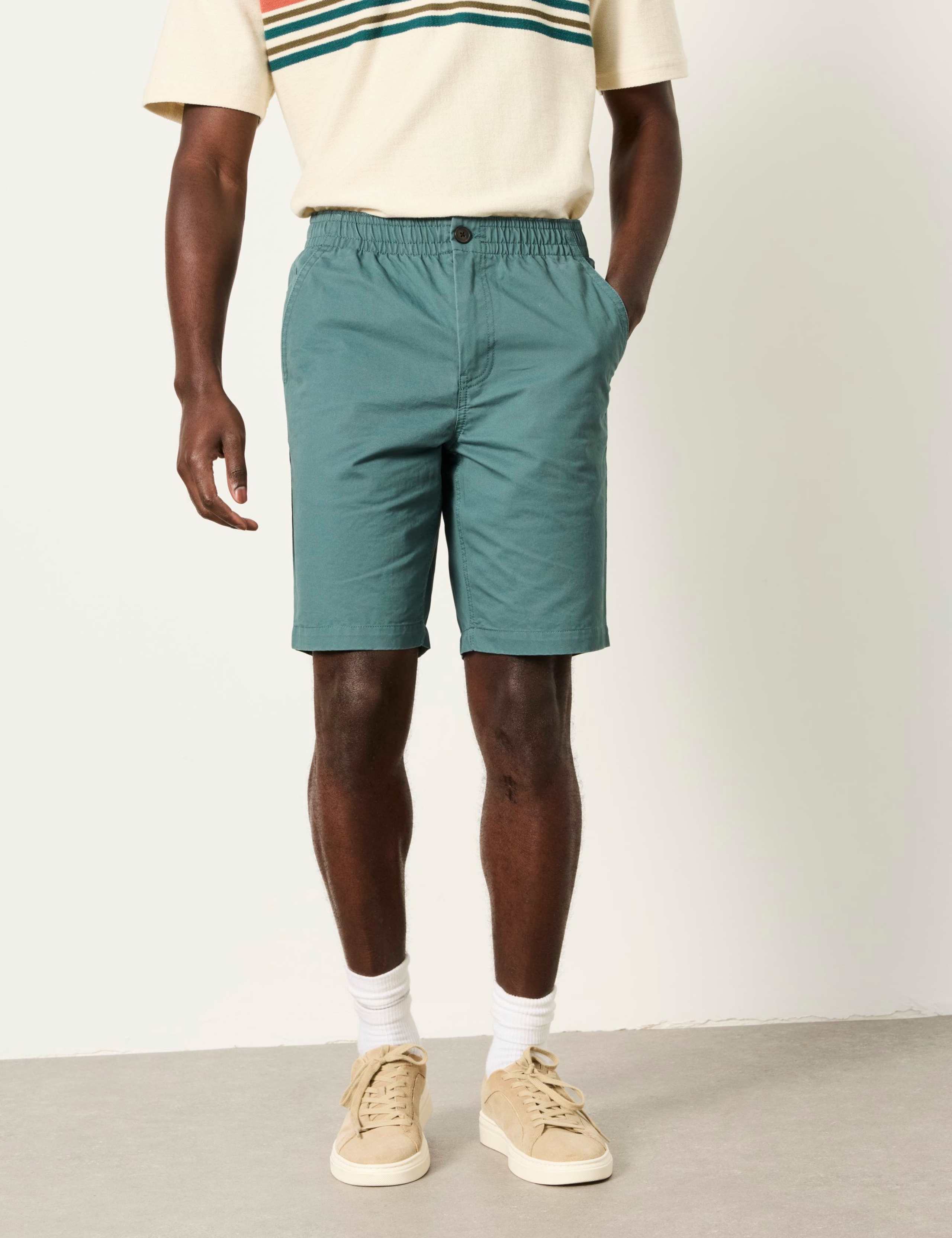 Pure Cotton Elasticated Waist Shorts