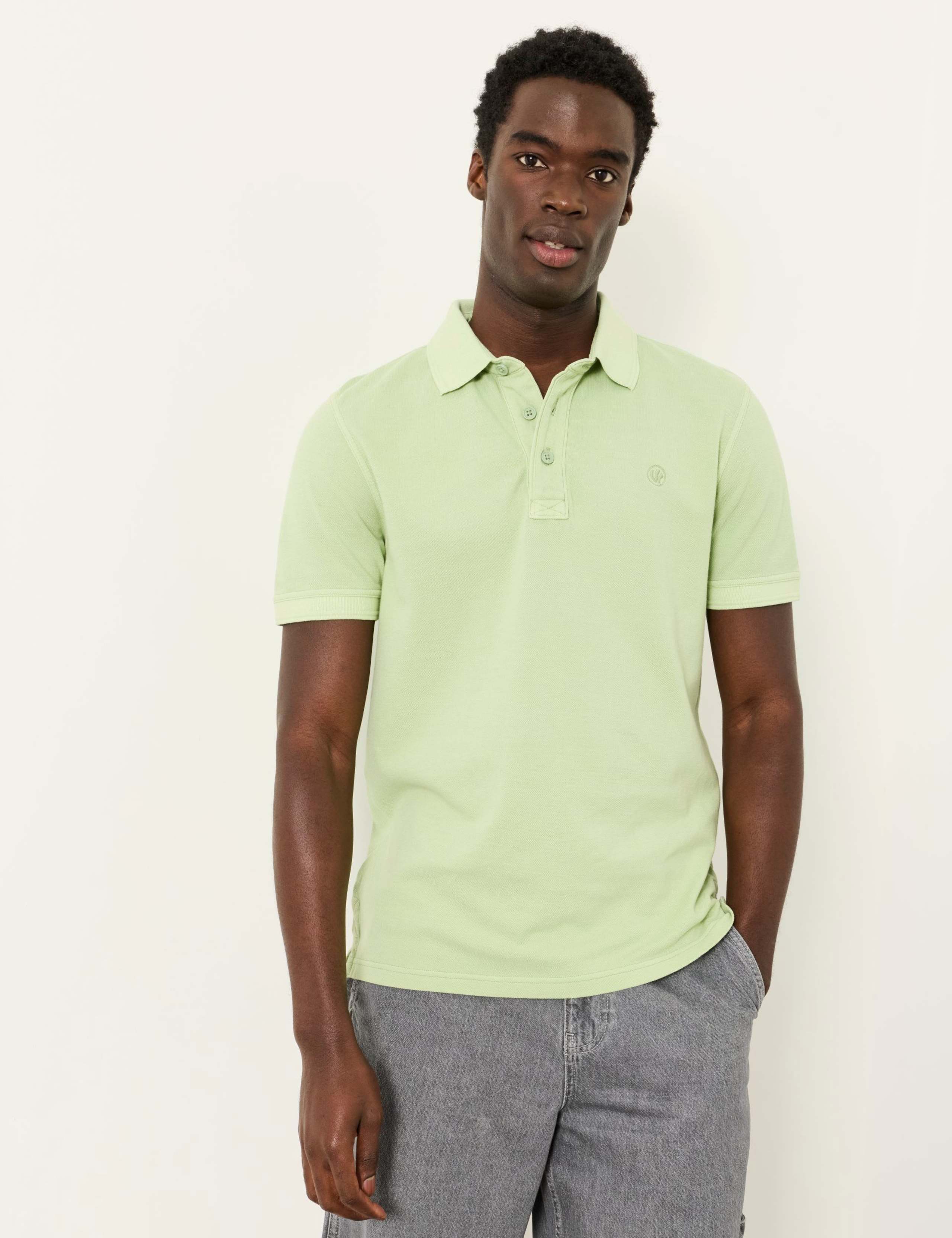 Pure Cotton Pique Polo Shirt