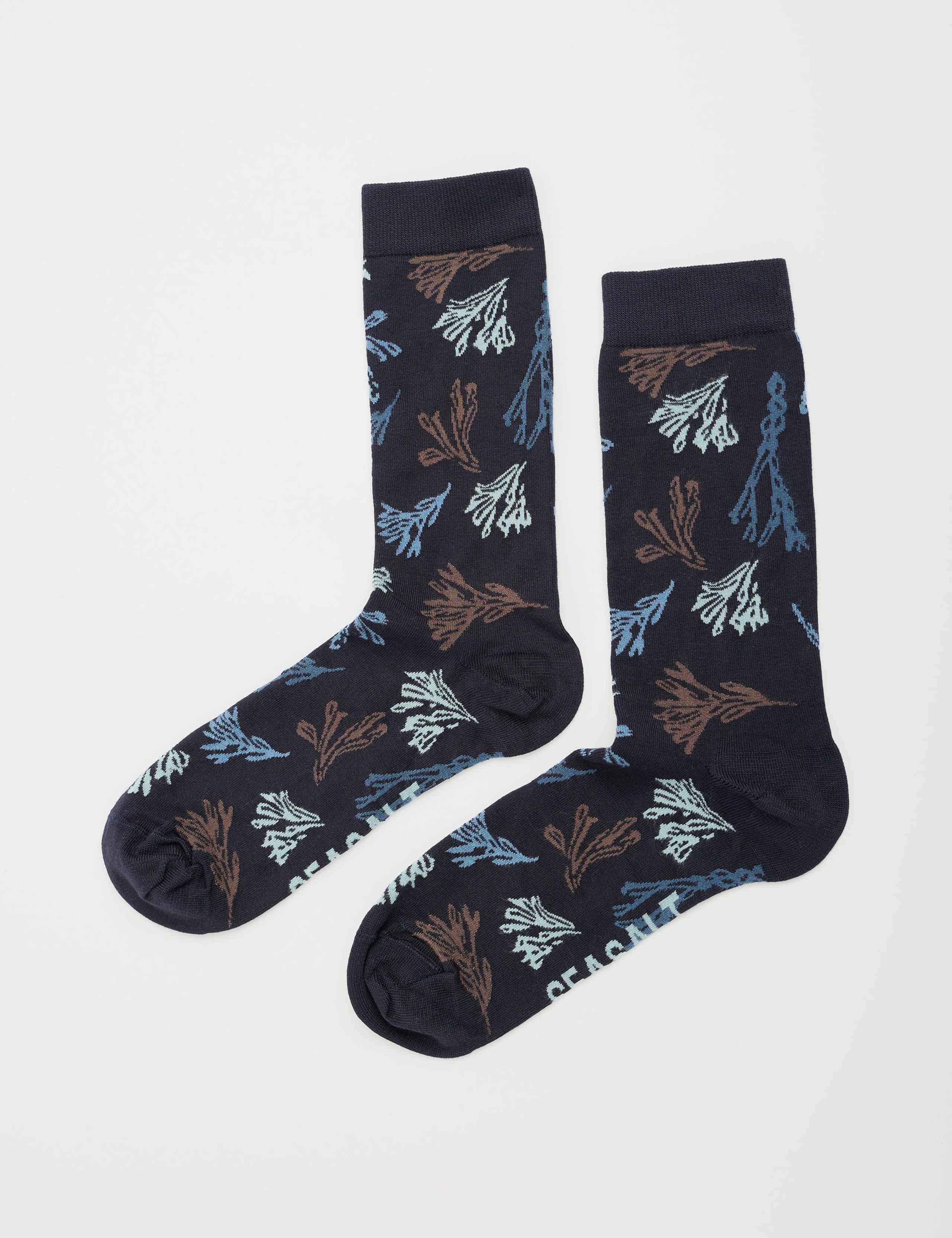 Leaf Printed Socks