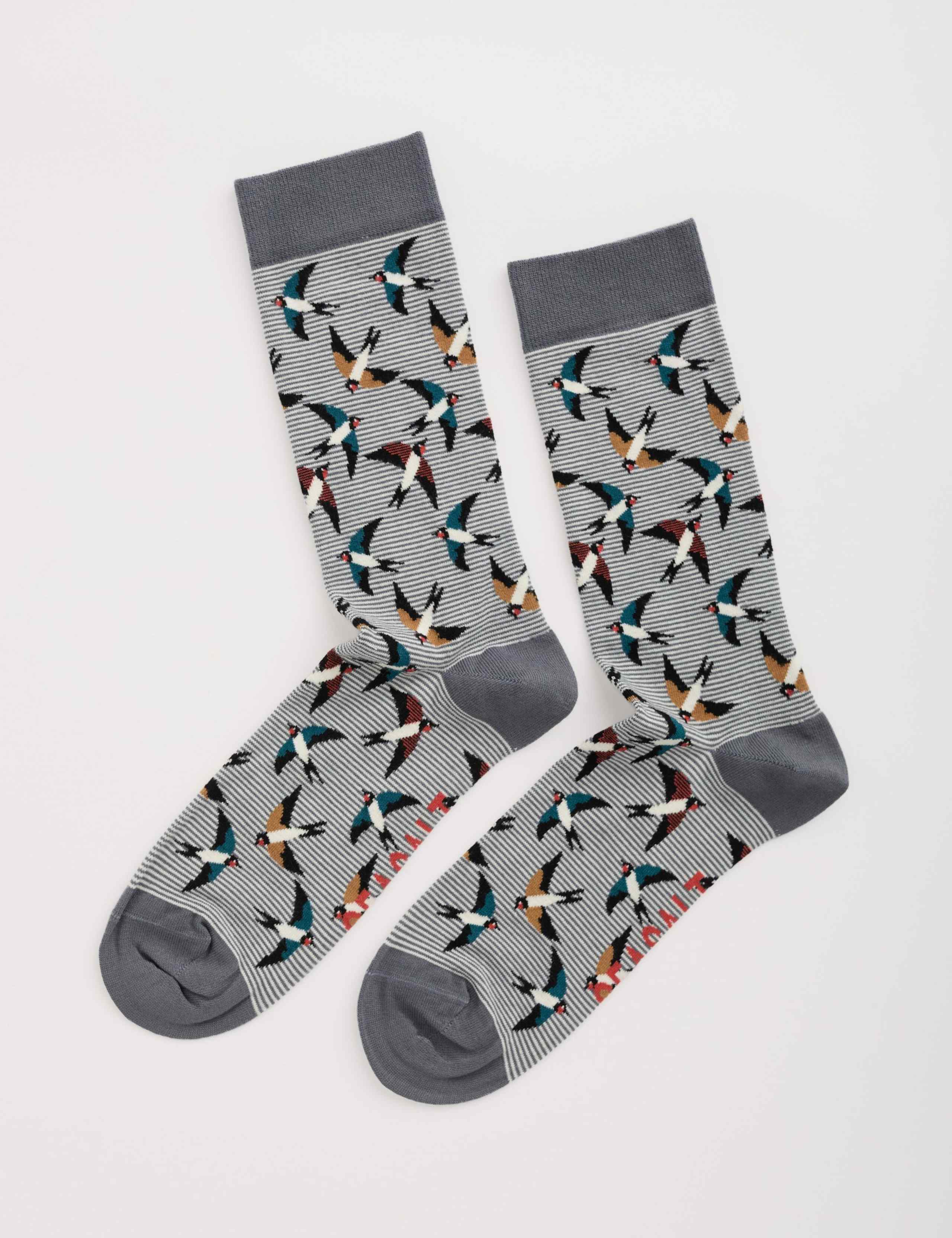 Patterned Ankle High Socks
