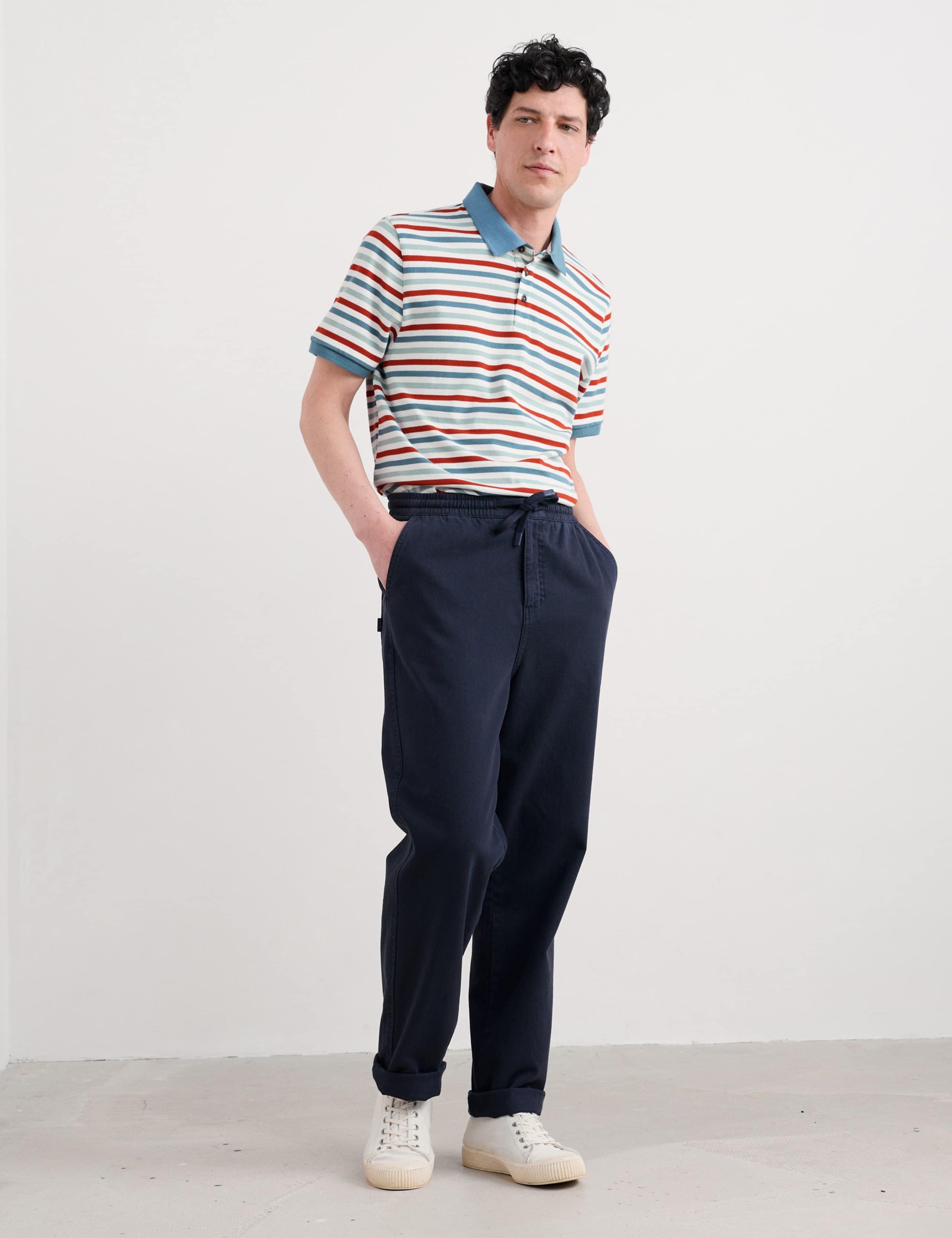Men's Balefire Stripe Polo