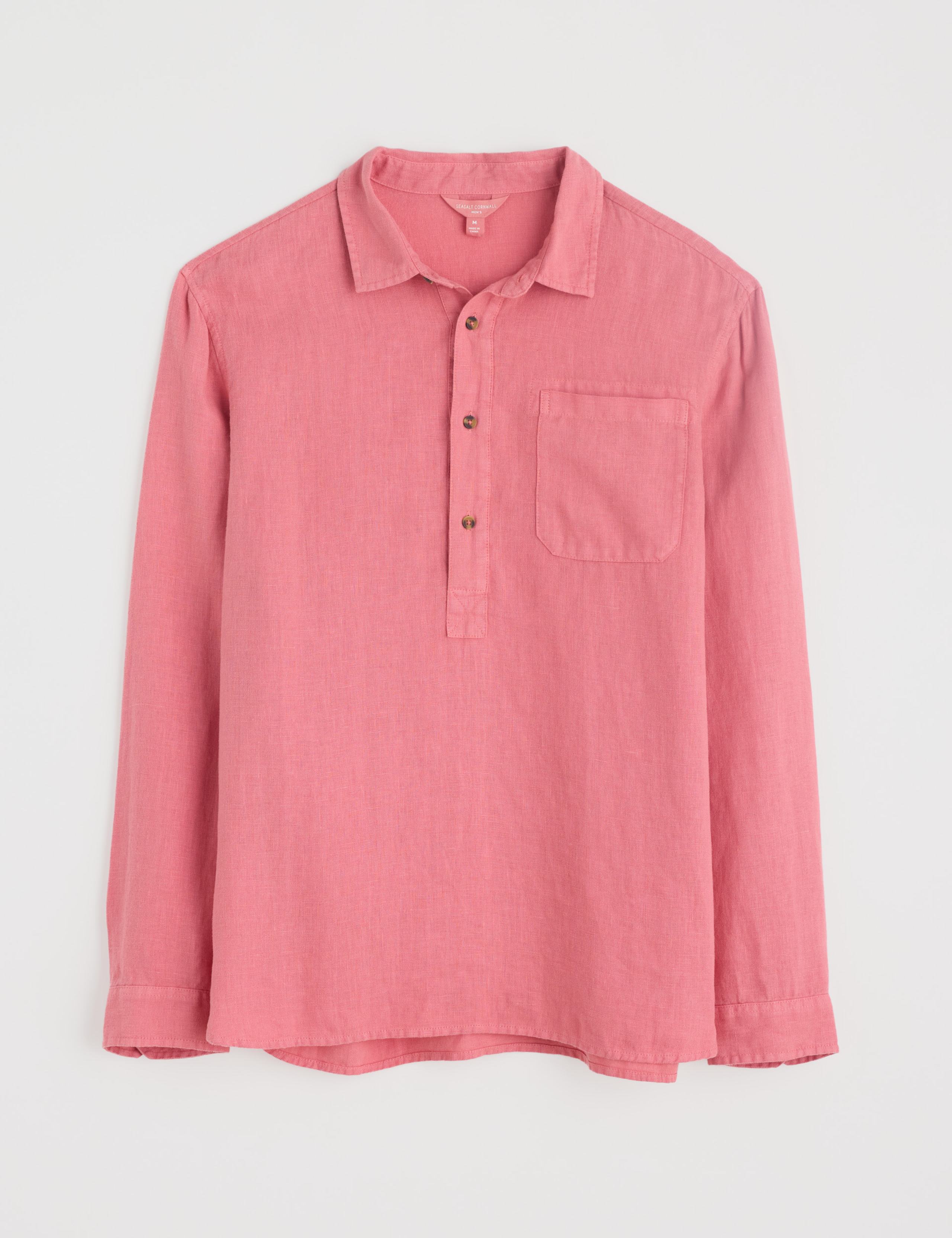 Pure Linen Textured Shirt