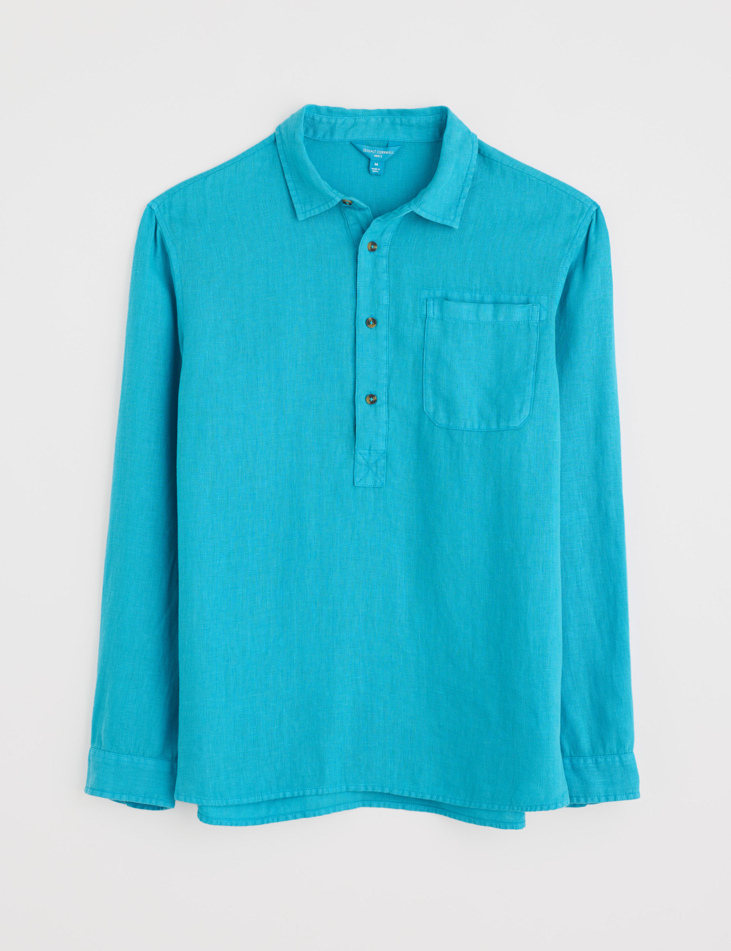 Pure Linen Textured Shirt