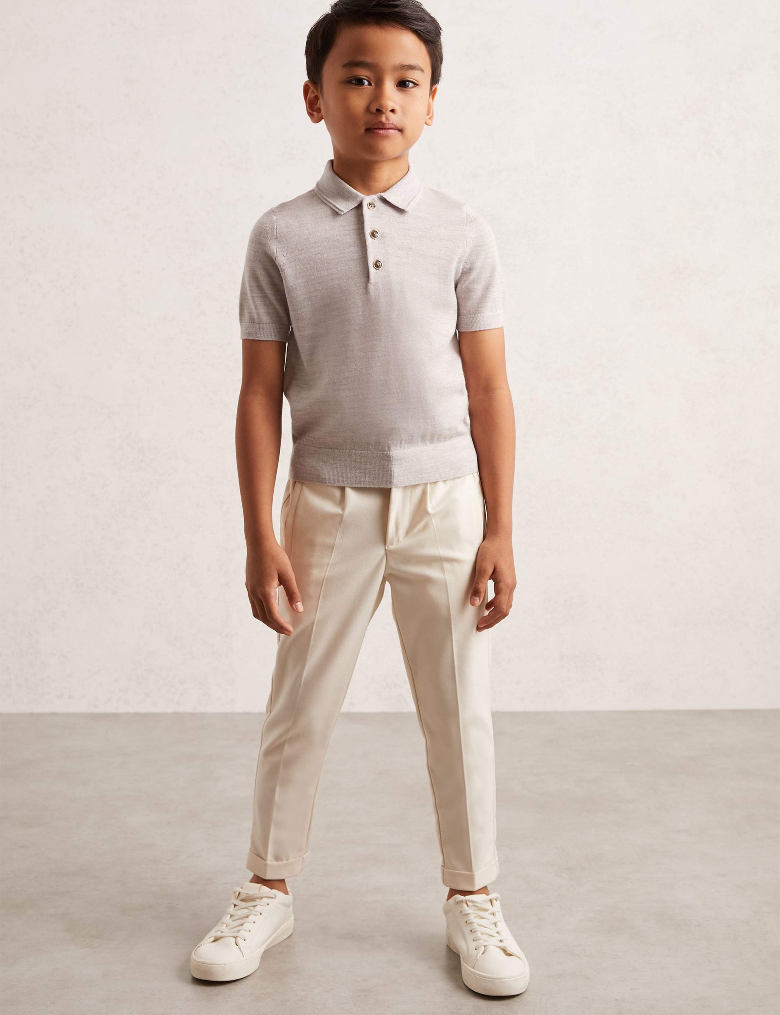 Pure Wool Polo Shirt (3-14 Yrs)