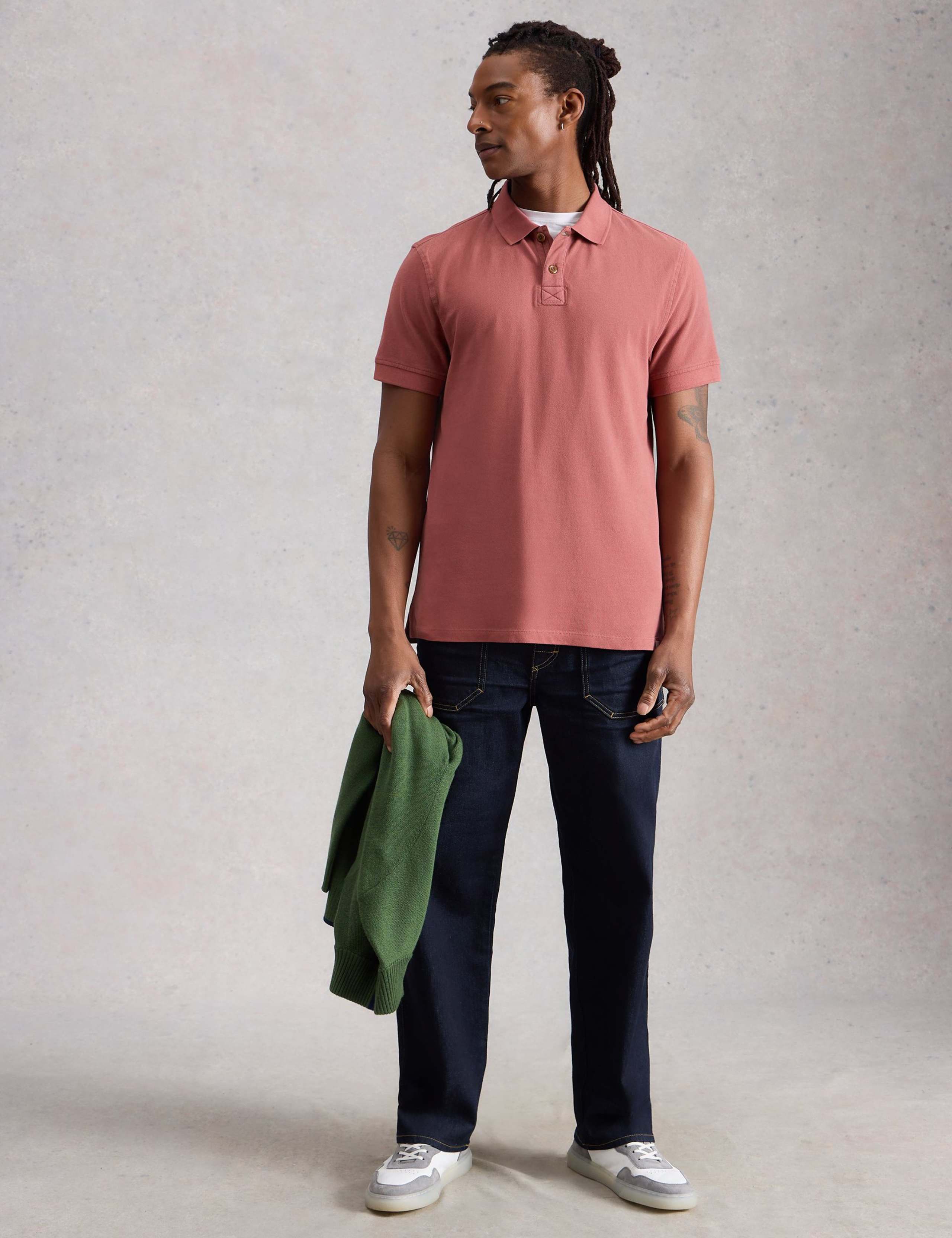 Pure Cotton Polo Shirt