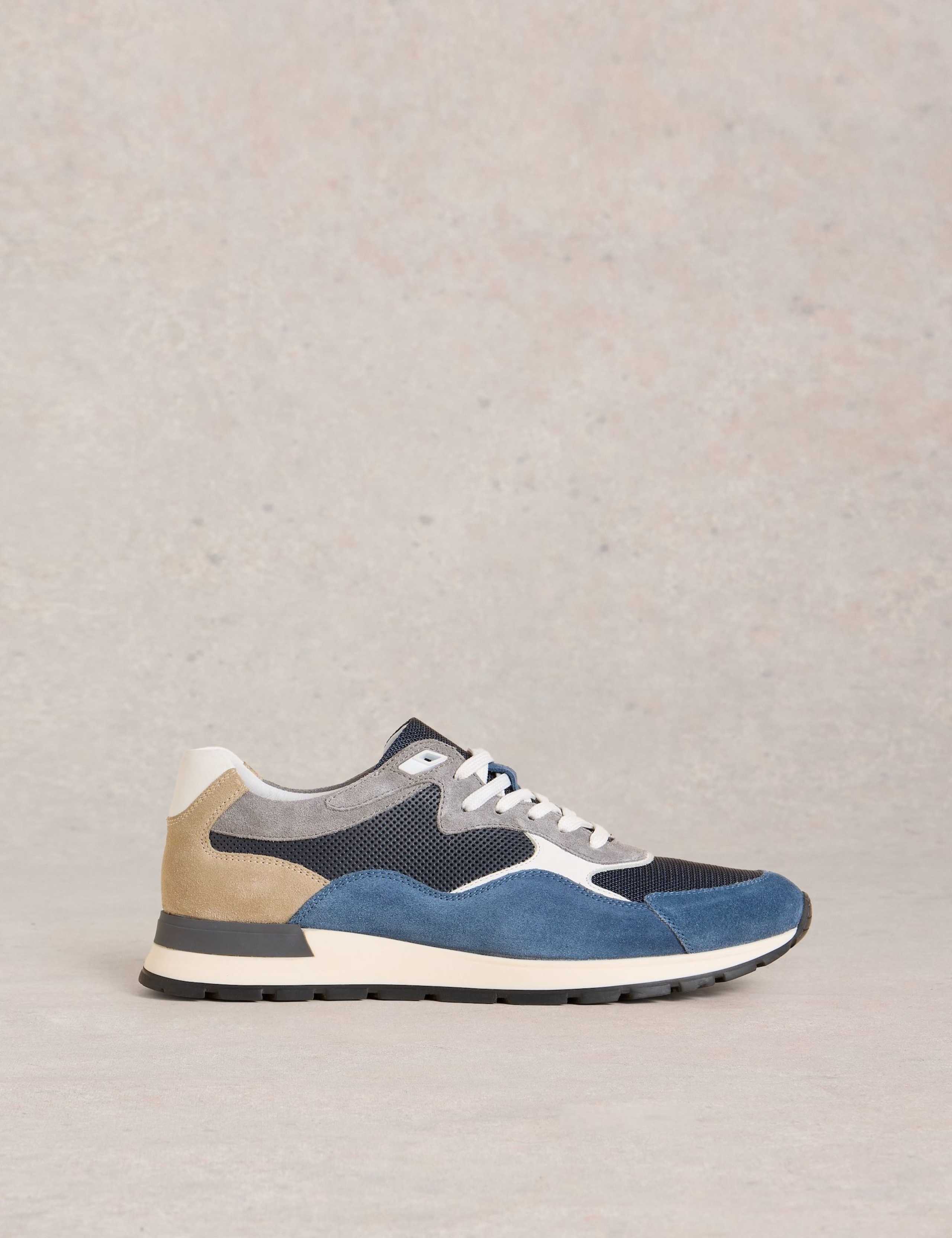 Suede Lace Up Trainers