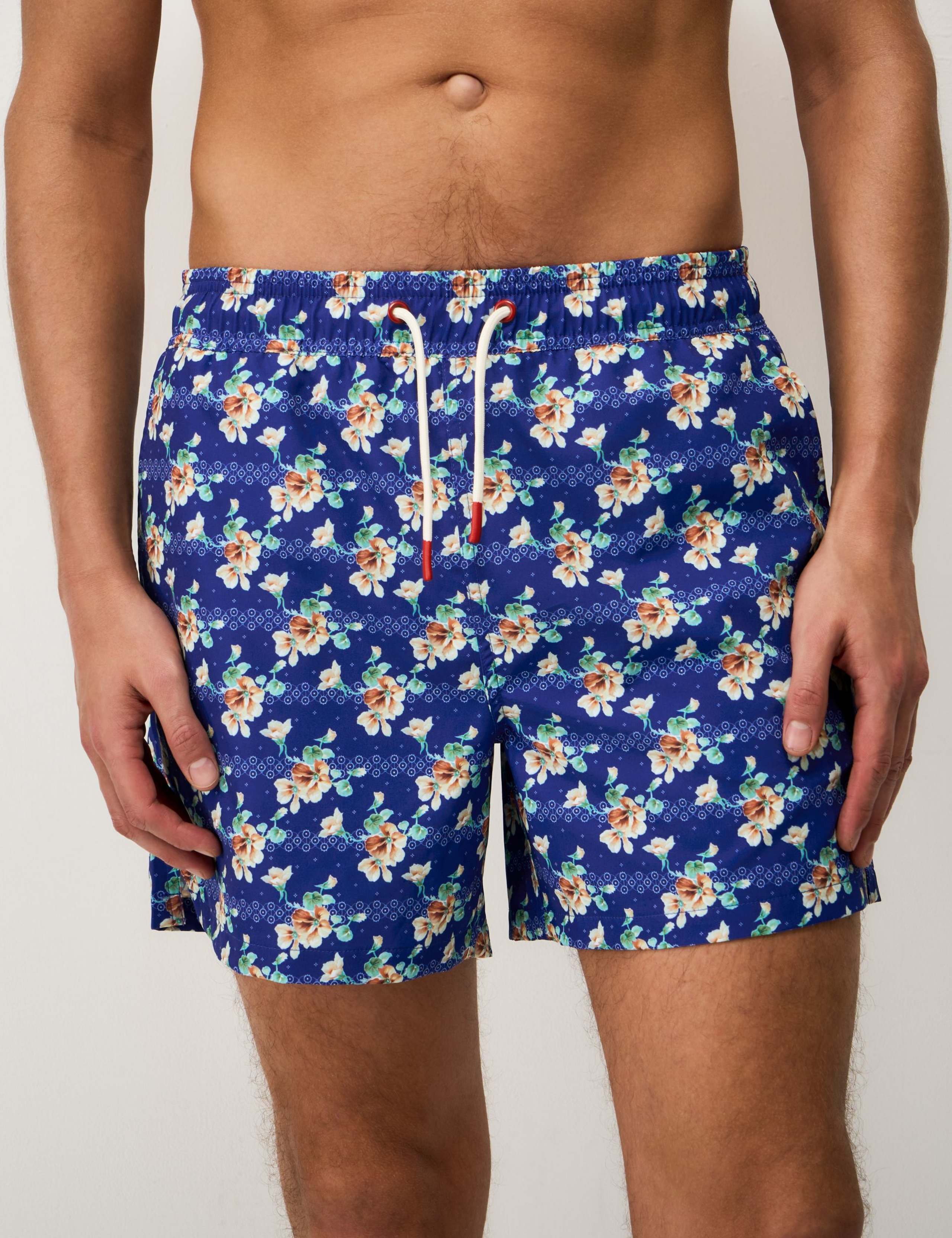 Tropical Print Swim Shorts