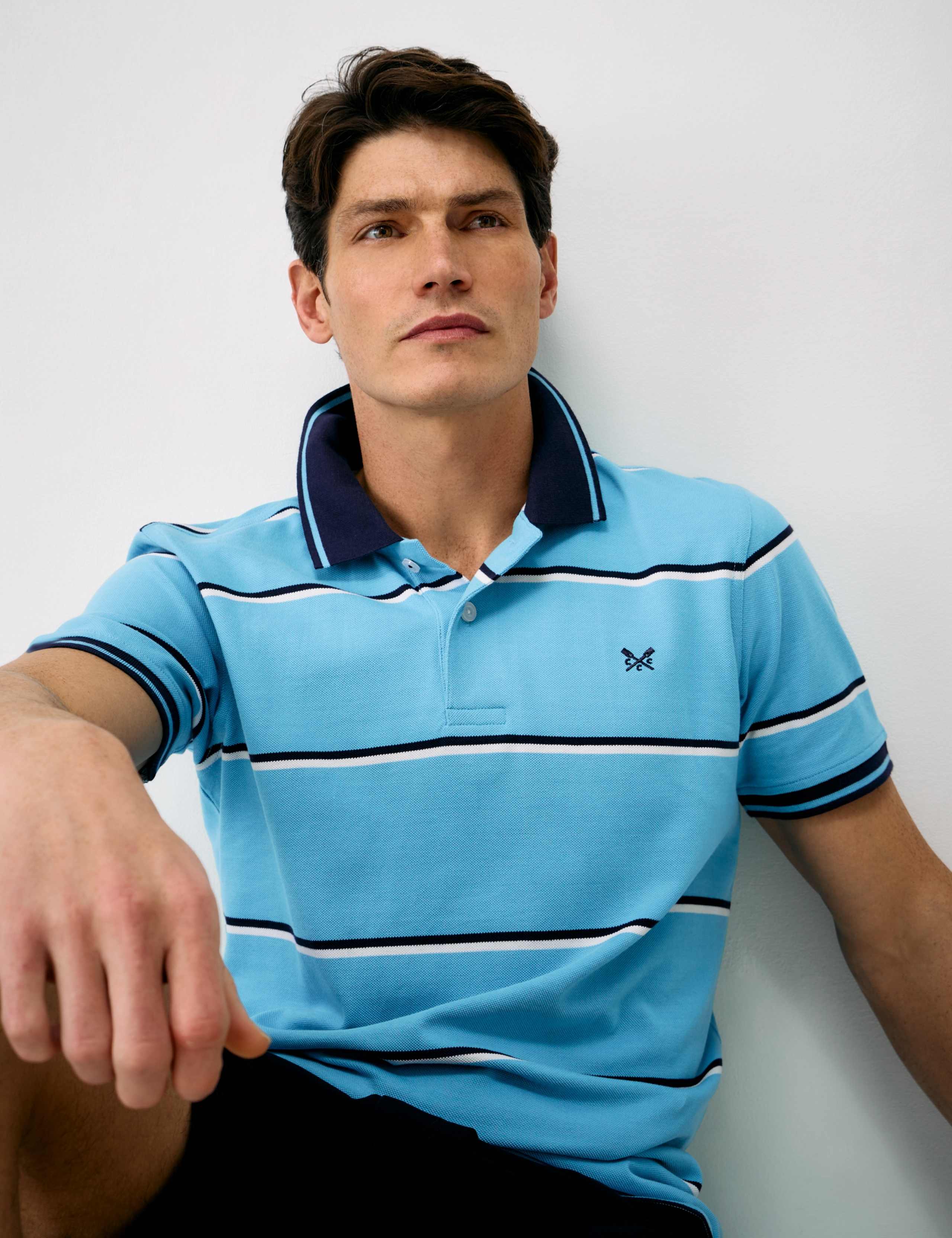 Pure Cotton Heritage Stripe Rugby Shirt