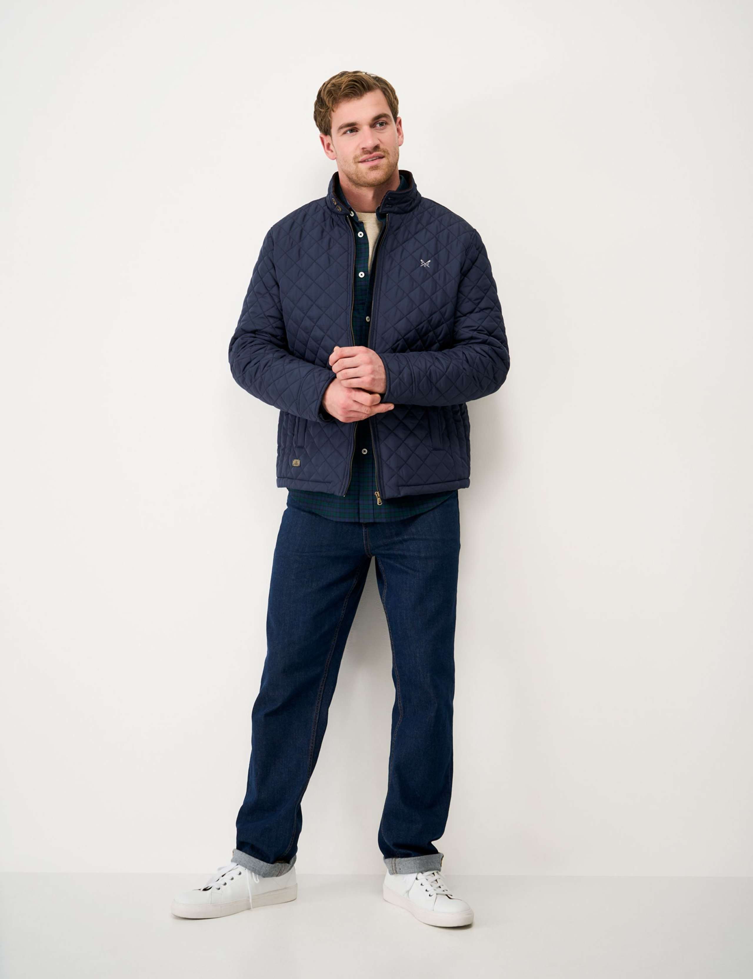 Pure Cotton Quilted Harrington Jacket