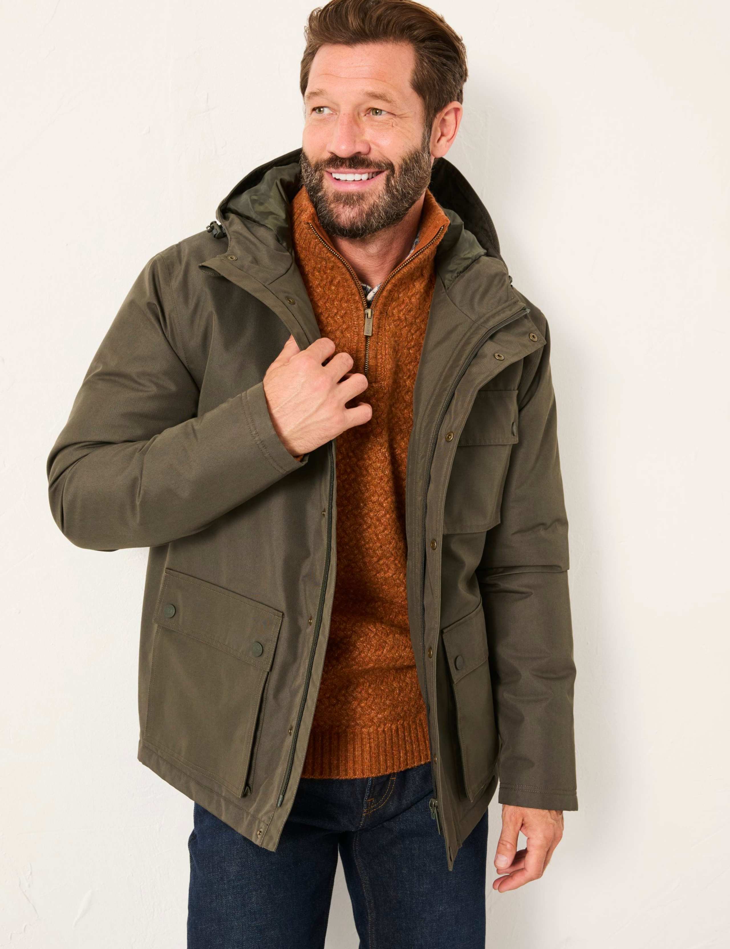 Cotton Rich Parka Jacket