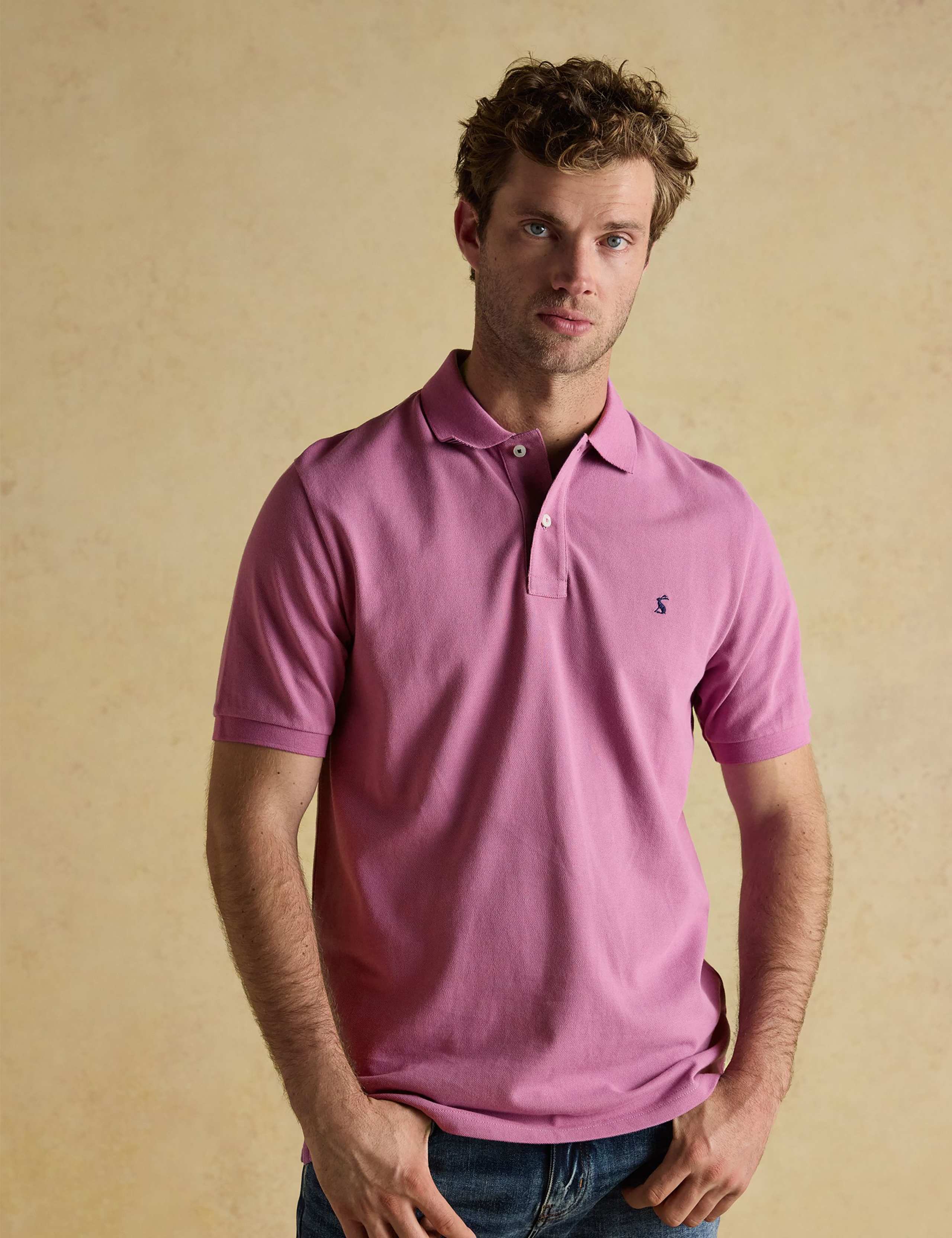 Pure Cotton Pique Polo Shirt