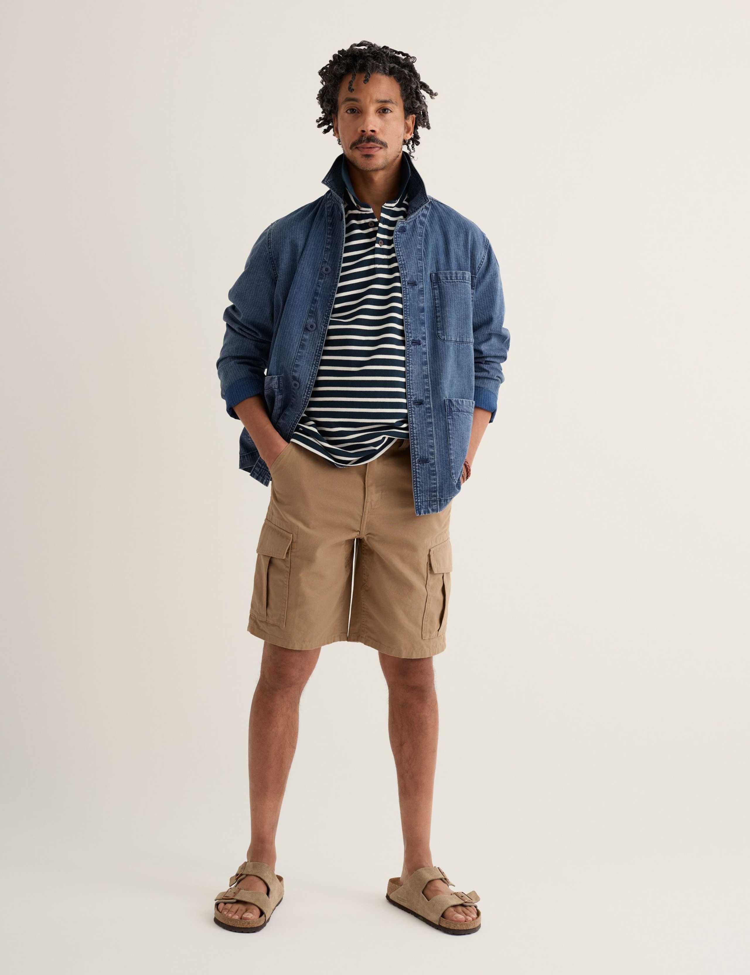 Pure Cotton Cargo Shorts