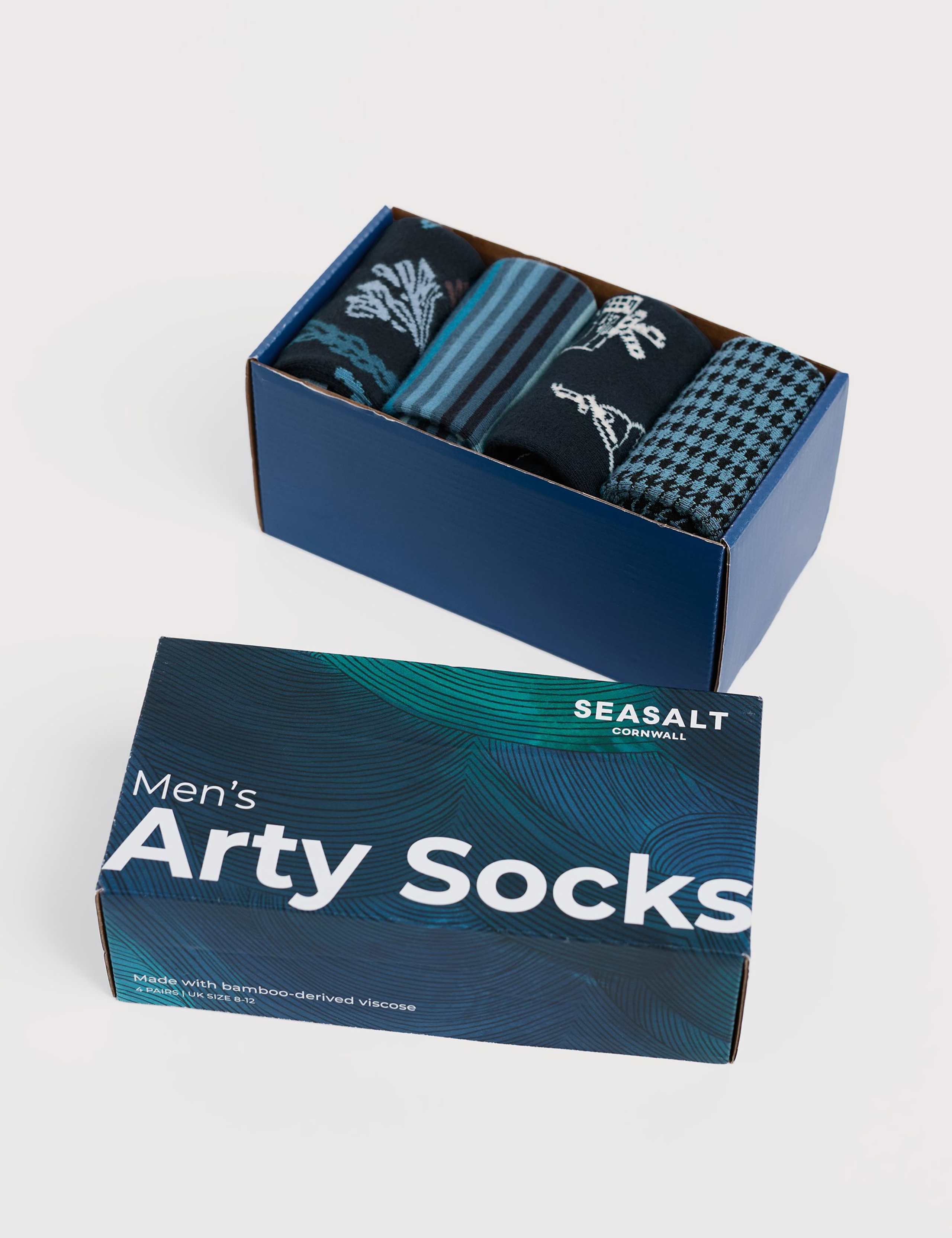 4pk Assorted Socks
